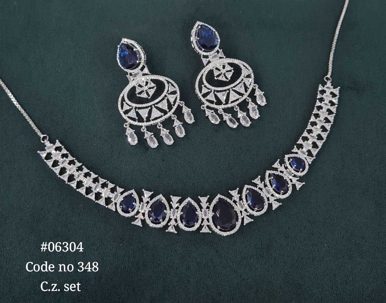 Cz Necklace 06304 - 8