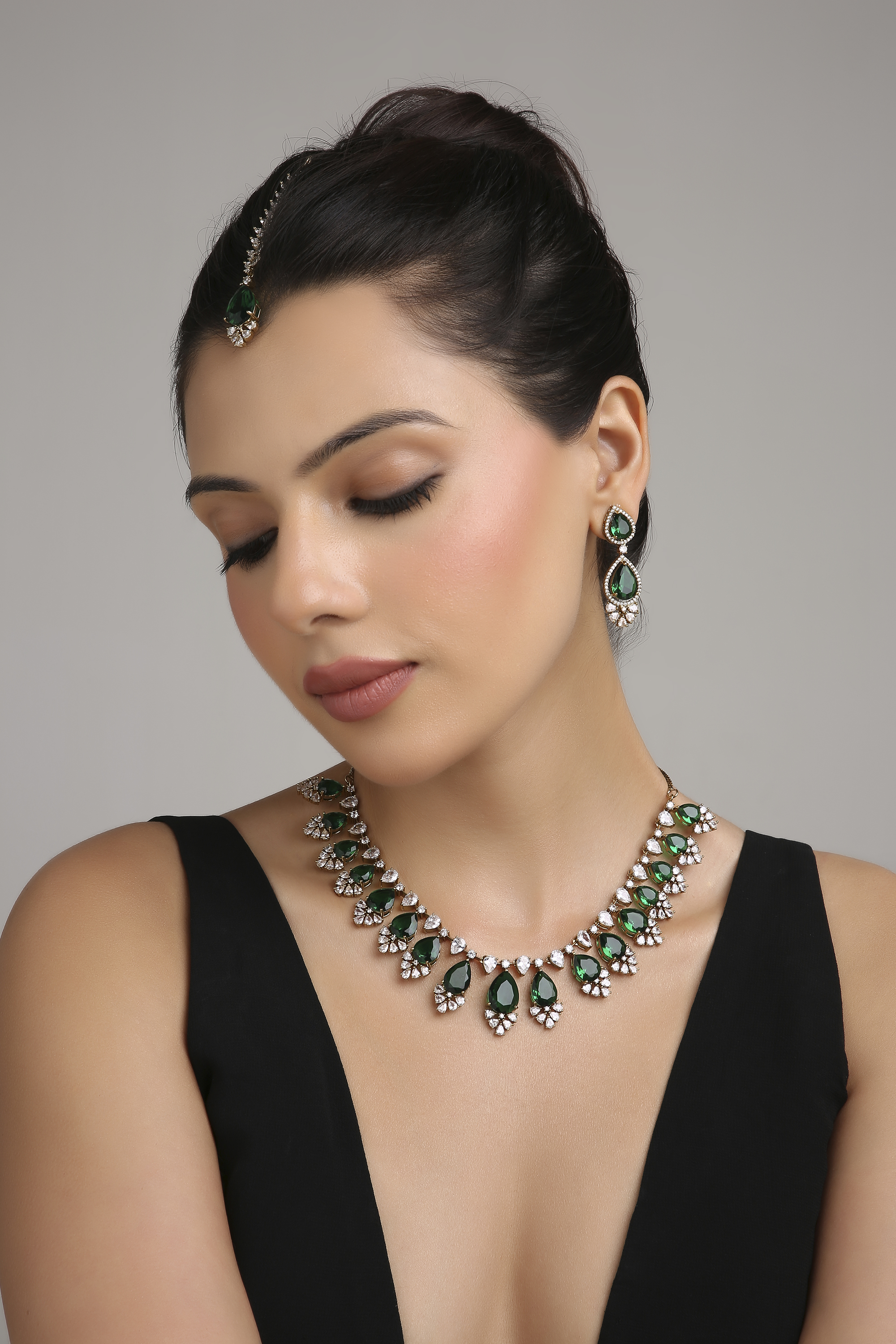 Cz Necklace 06683 - 21