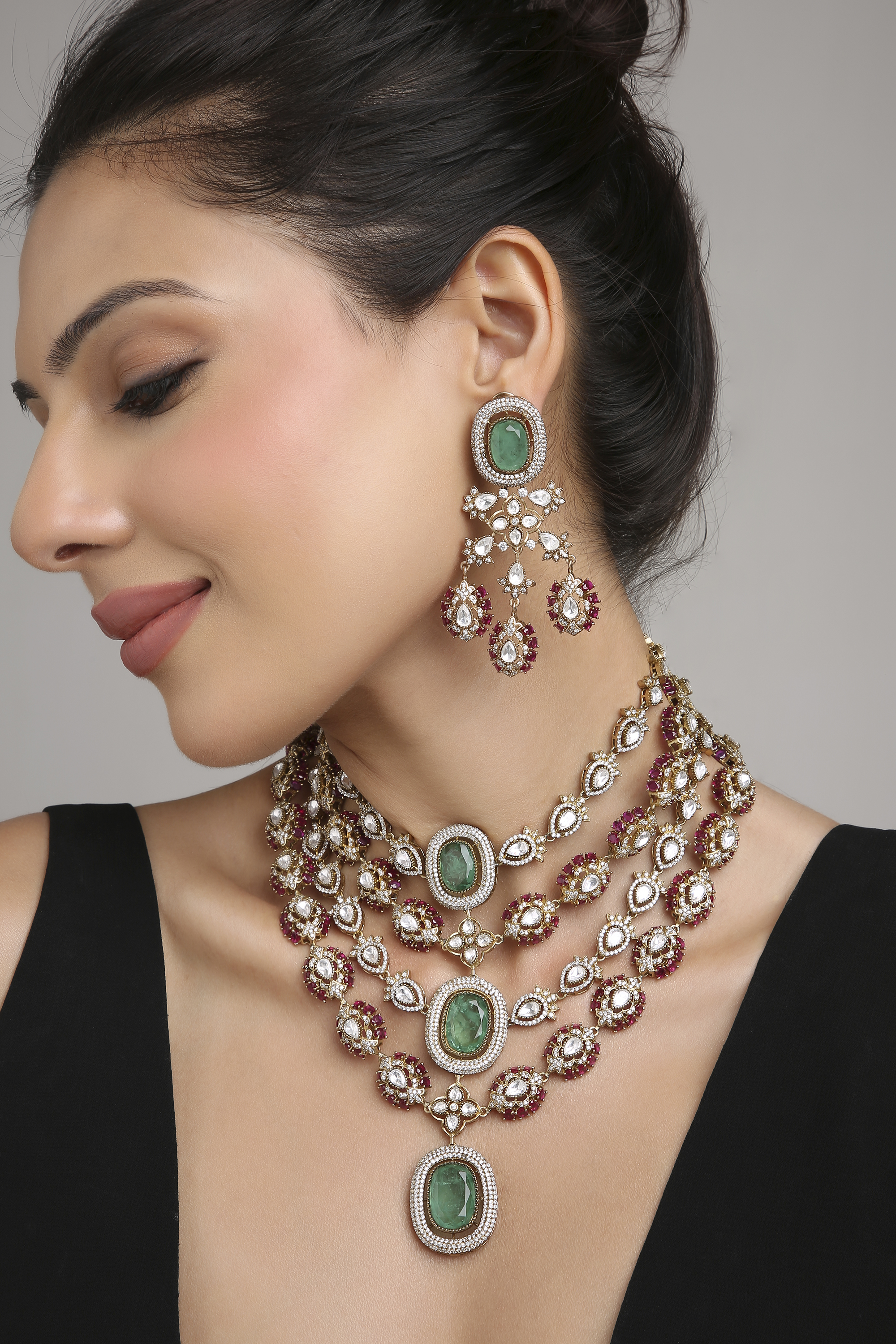 Moissanite Necklace 07337 - 4