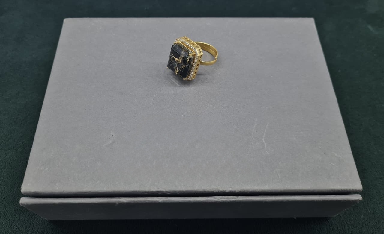 Kundan finger Ring 00261 - 10