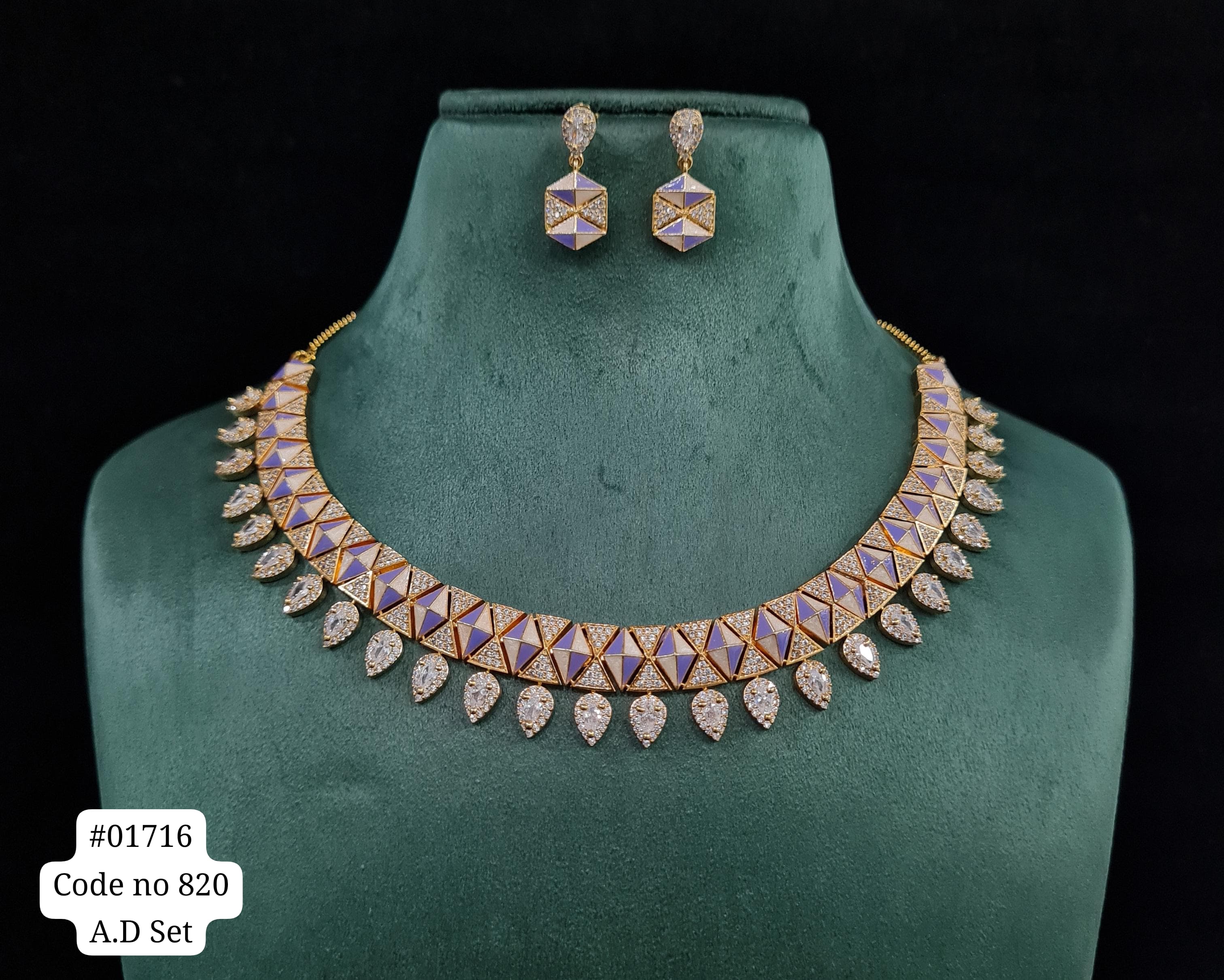 Cz necklace 01716 - 7