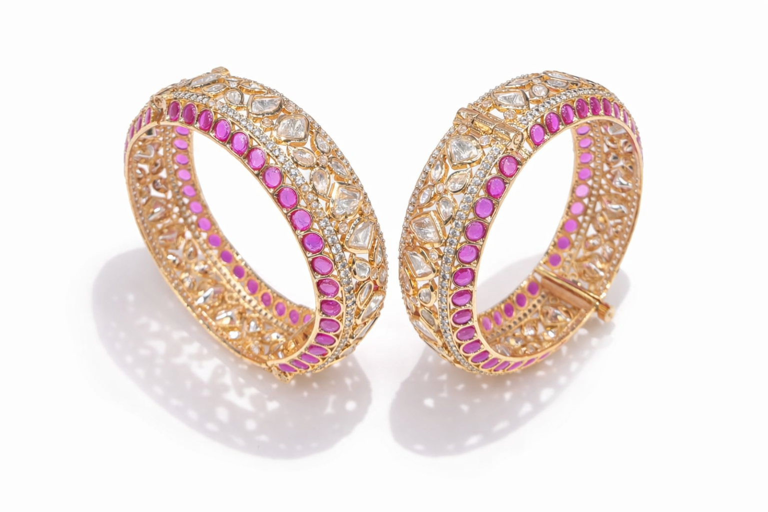 Kundan Bangles 00421