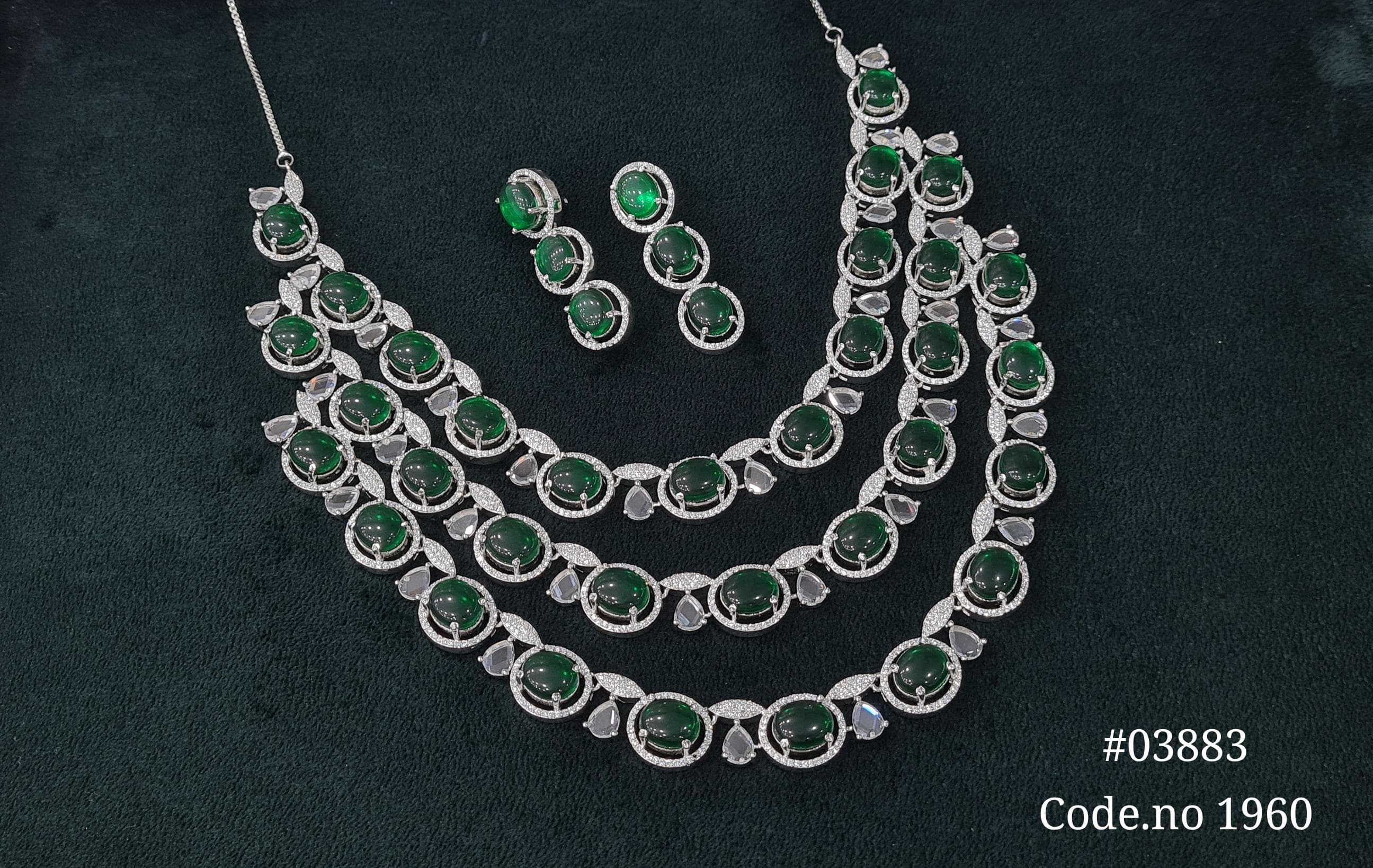 Cz Necklace 03883 - 4