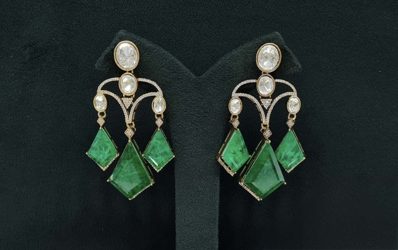 Moissanite Earrings 08901 - 5