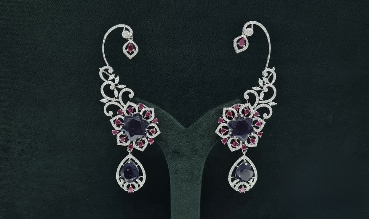 Cz Carving Earcuff 08883 - 8