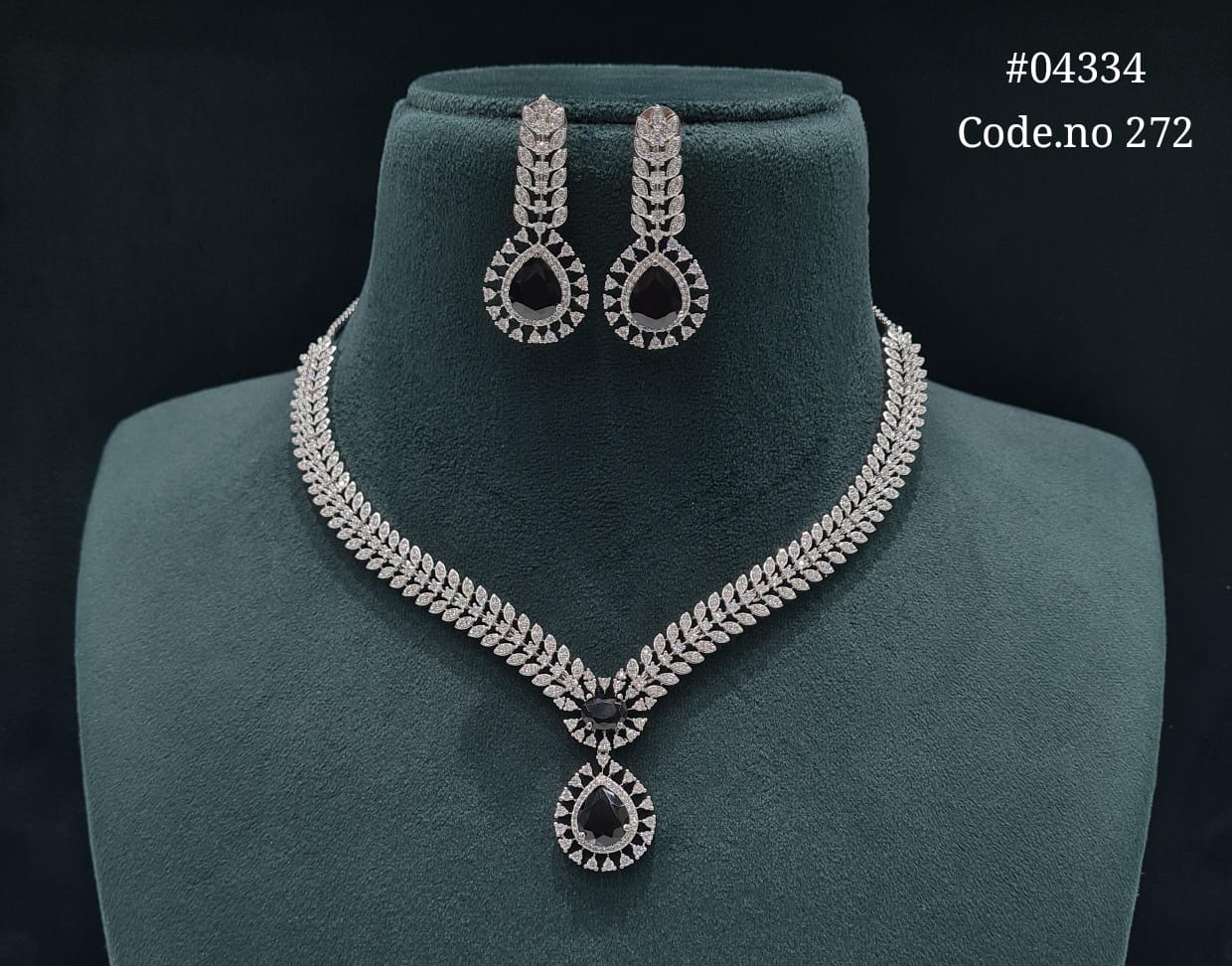 Cz Necklace 04334 - 7
