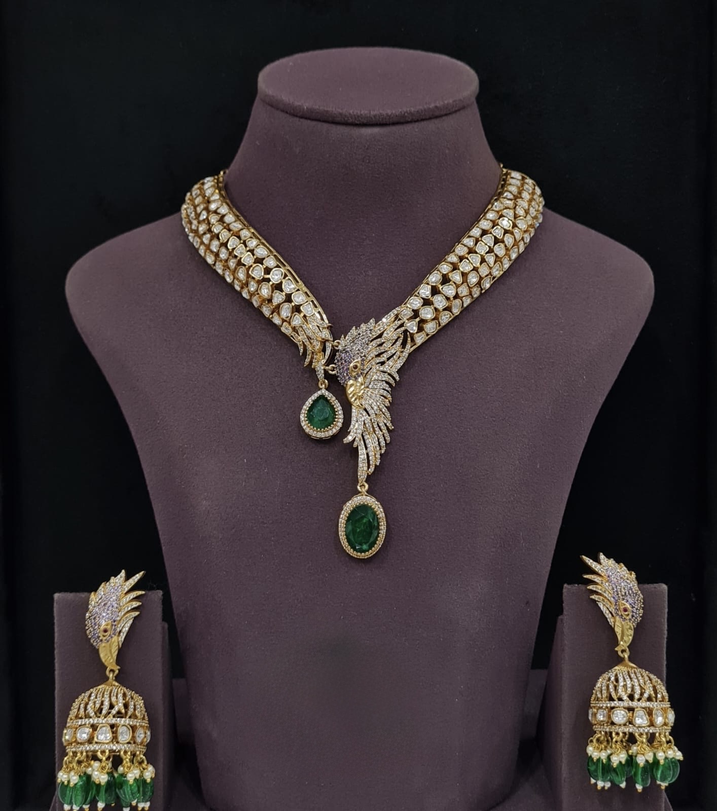 Kundan Necklace 11242 - 7