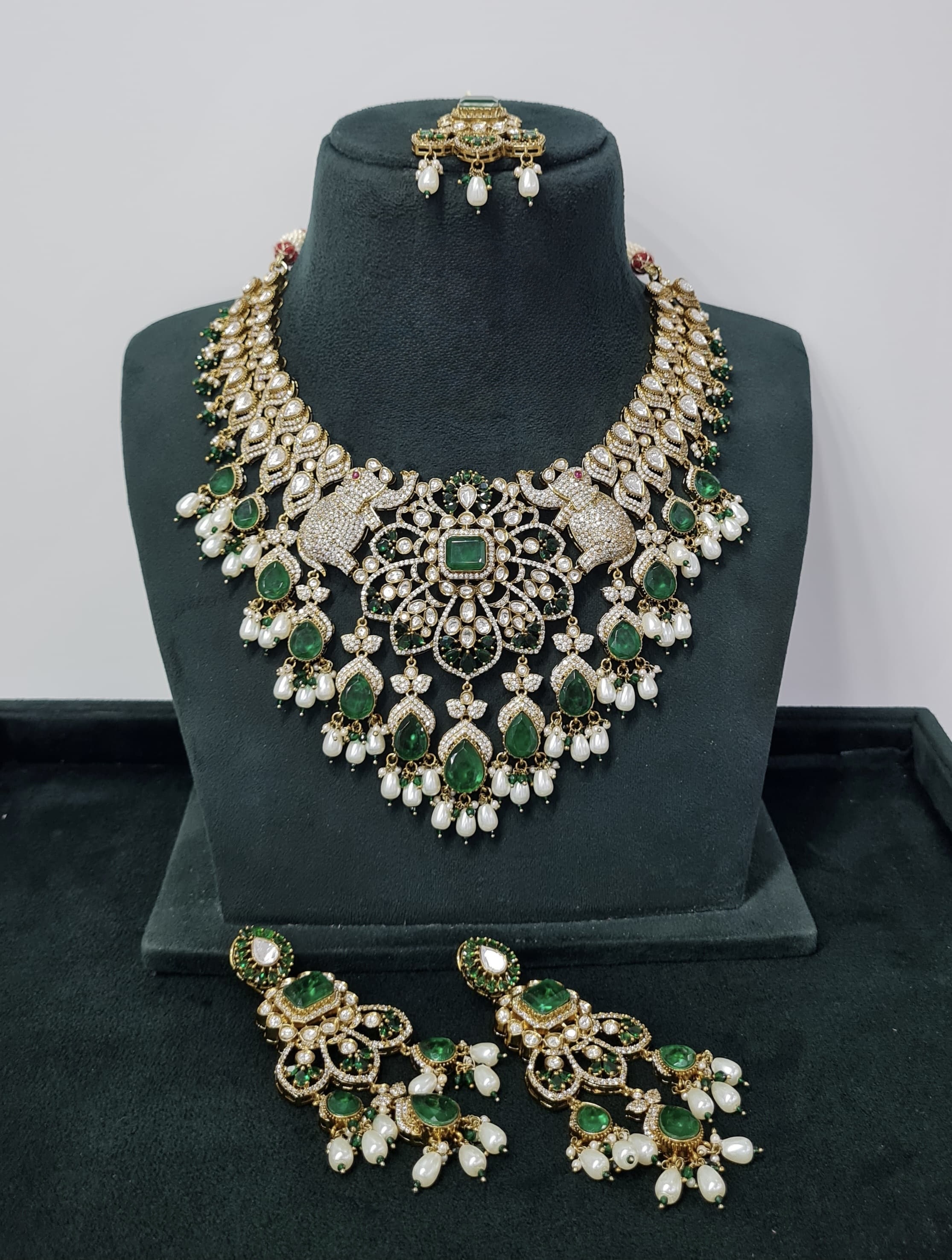 Kundan Bride Set 06009 - 3
