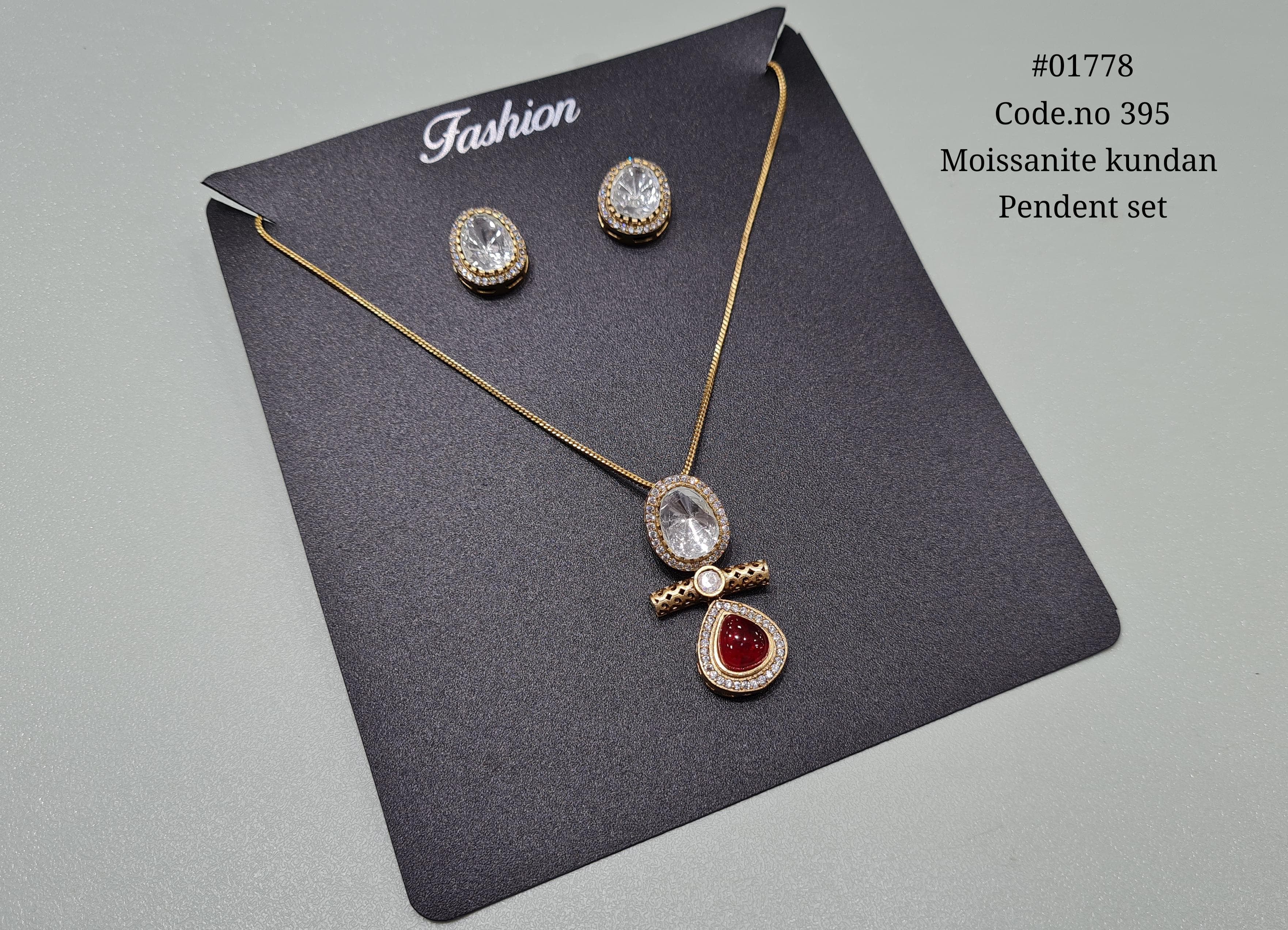 kundan pendant set  01778