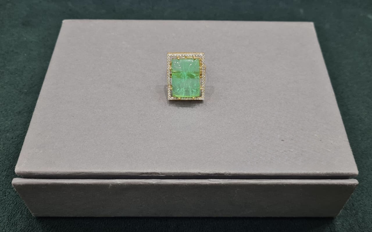 Kundan Finger Ring 01029 - 6