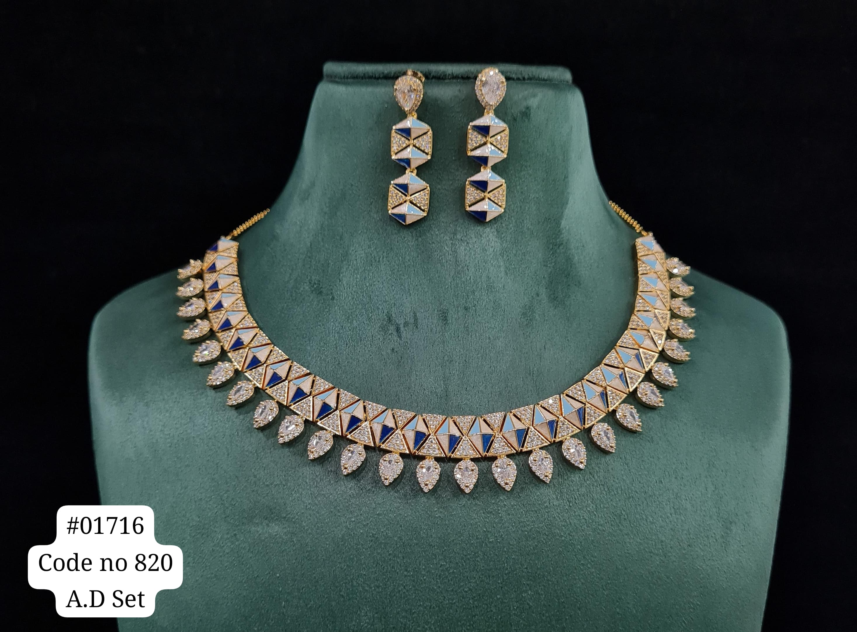 Cz necklace 01716 - 4