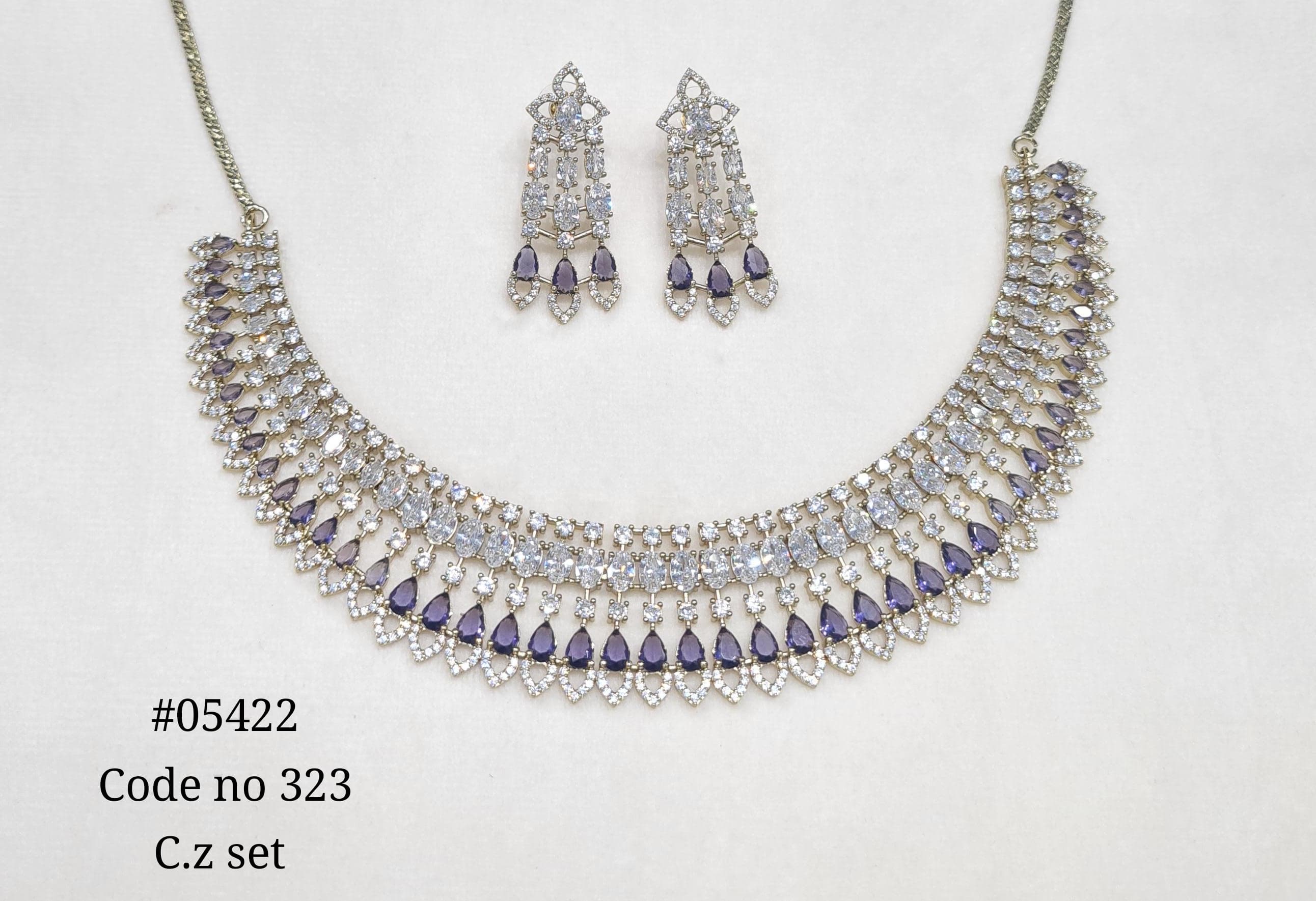 Cz Necklace 05422 - 14
