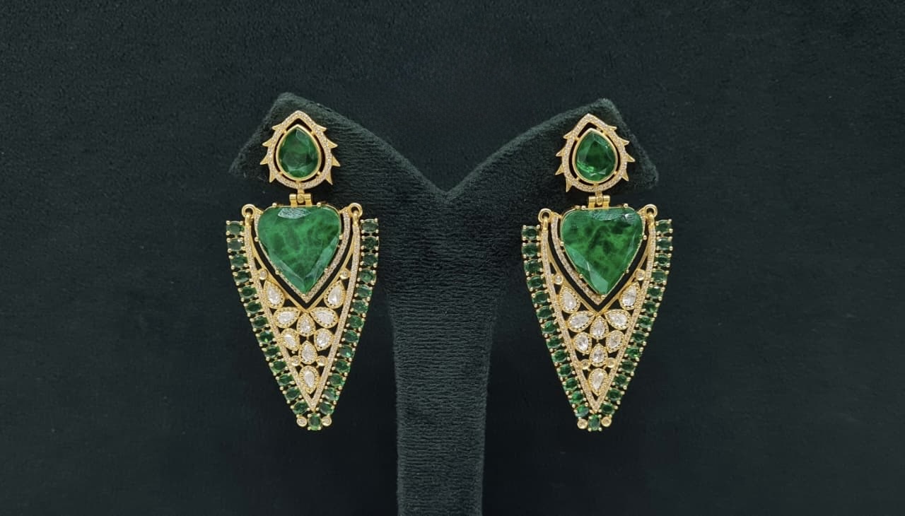 Kundan Earrings 08206 - 12