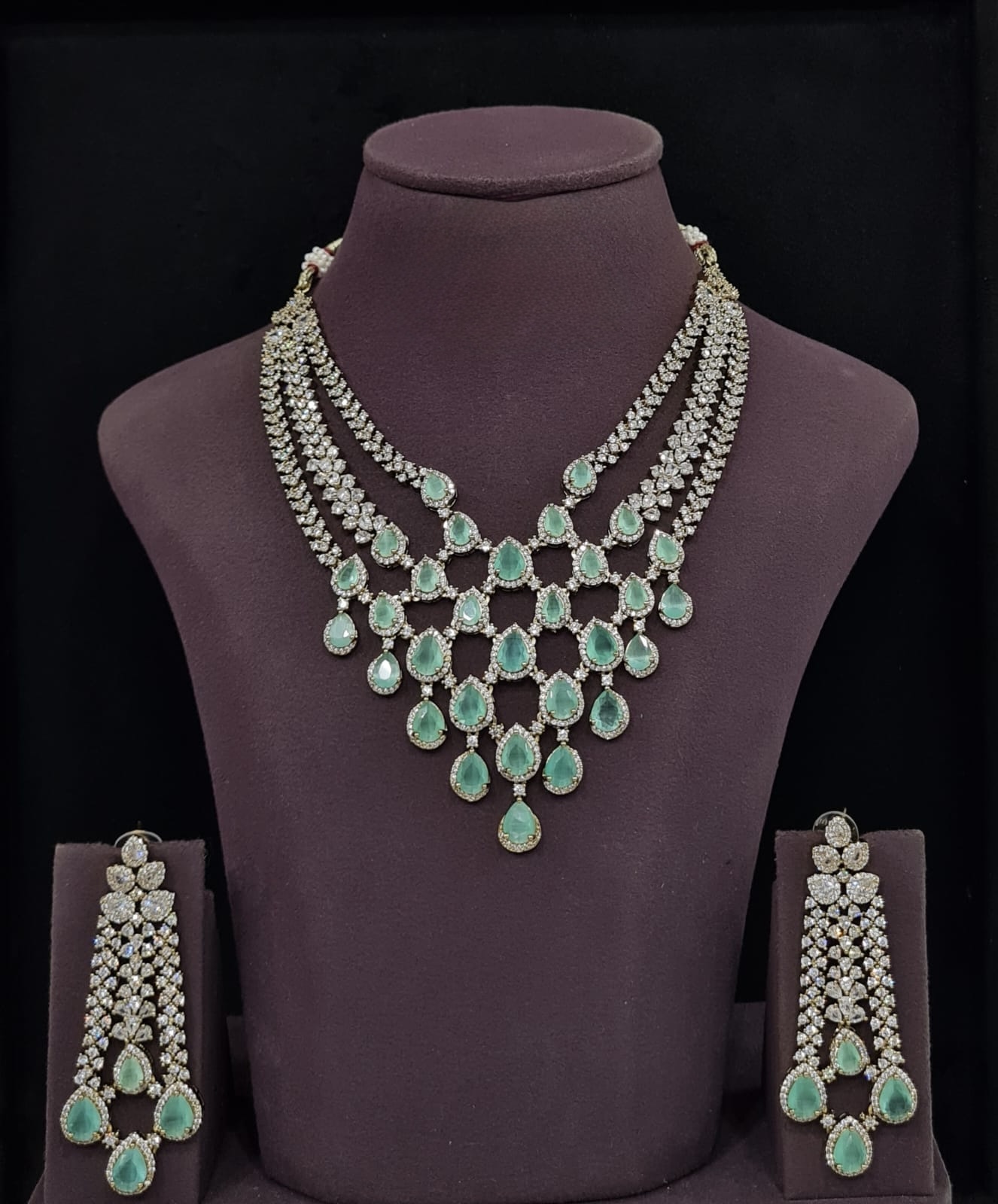 Cz Necklace 11426 - 4