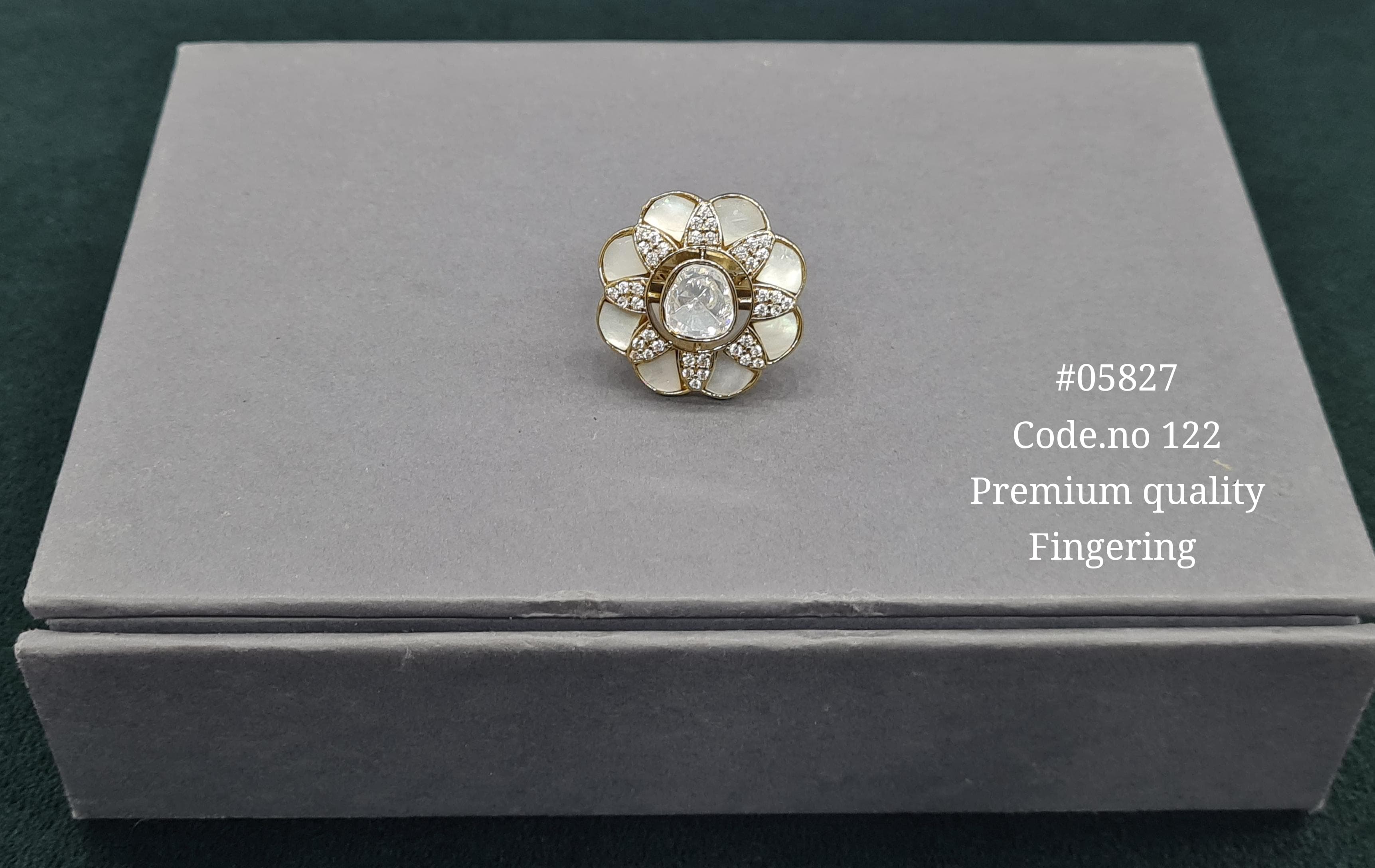 Kundan Fingerring 05827 - 3