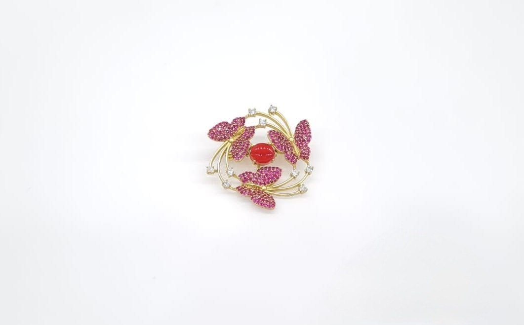 Cz Brooch 10571 - 8