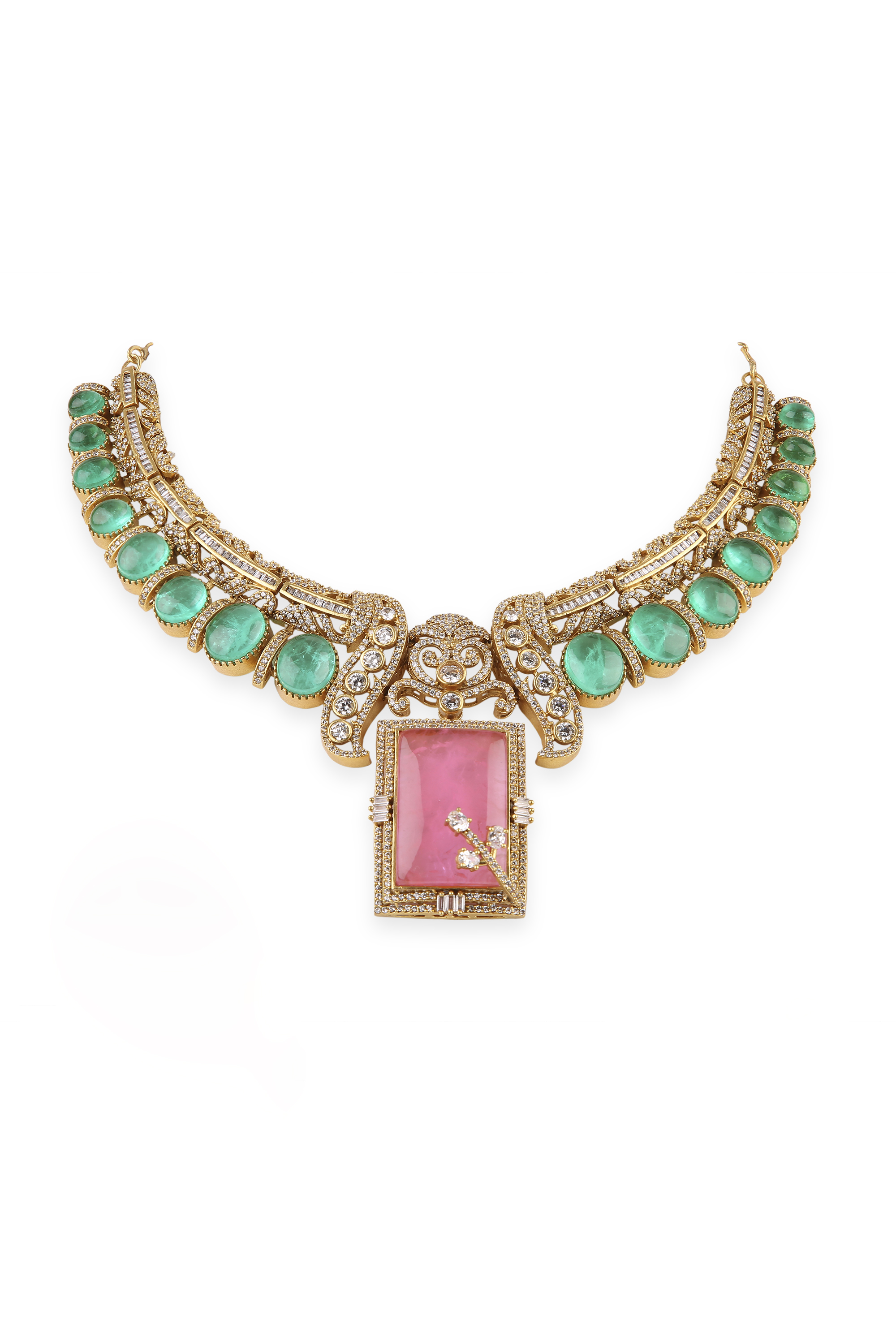 Moissanite Necklace 10495 - 5