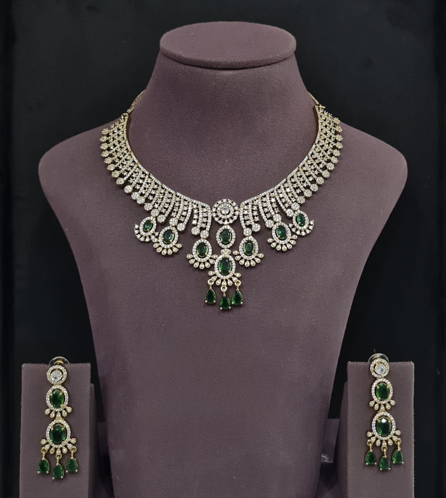 Cz Necklace 11109 - 5