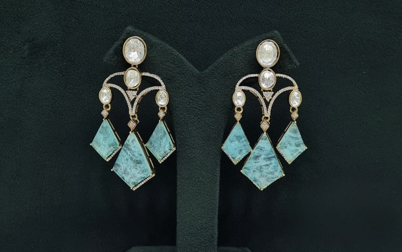Moissanite Earrings 08901 - 12