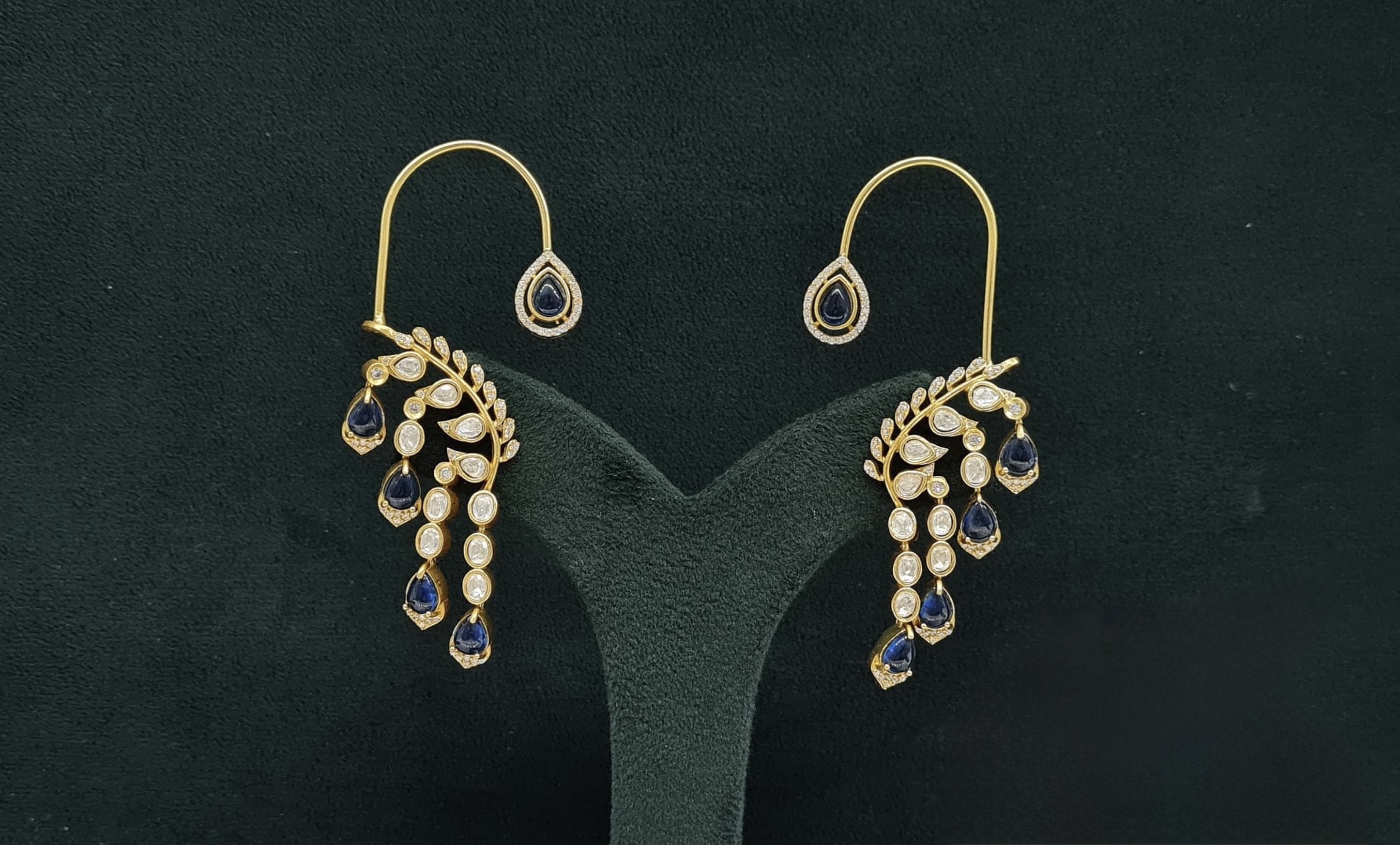 Moissanite Earcuff 08563 - 4