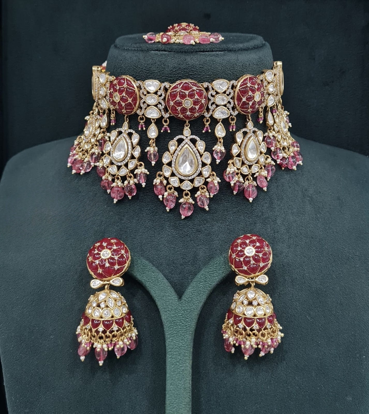 Kundan Necklace 08931 - 7