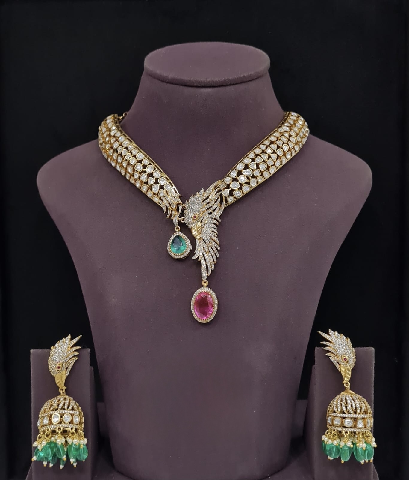 Kundan Necklace 11242 - 6