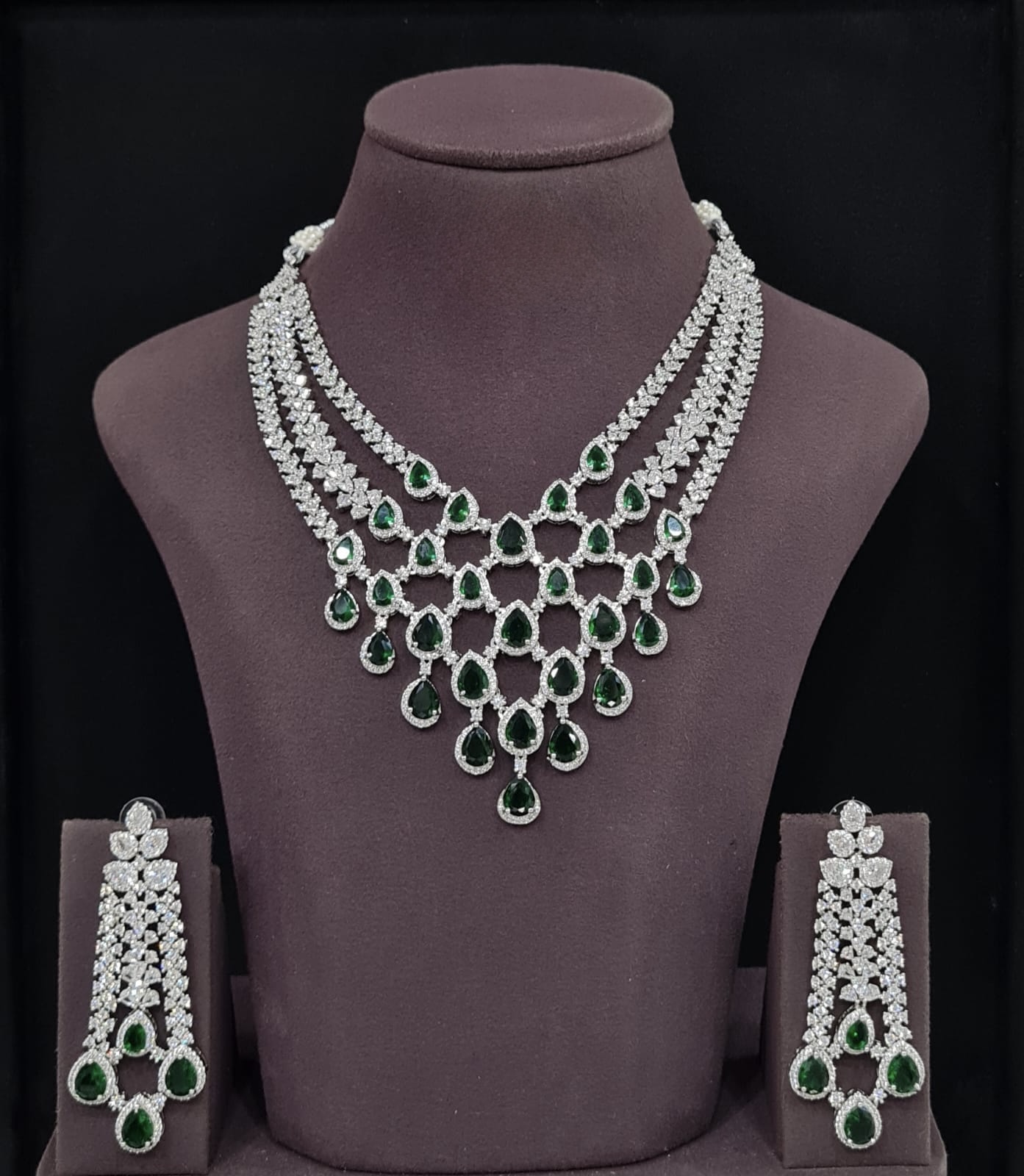 Cz Necklace 11426 - 12