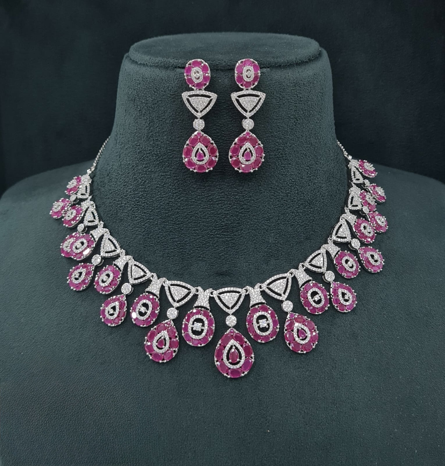 Cz Necklace 07586 - 6