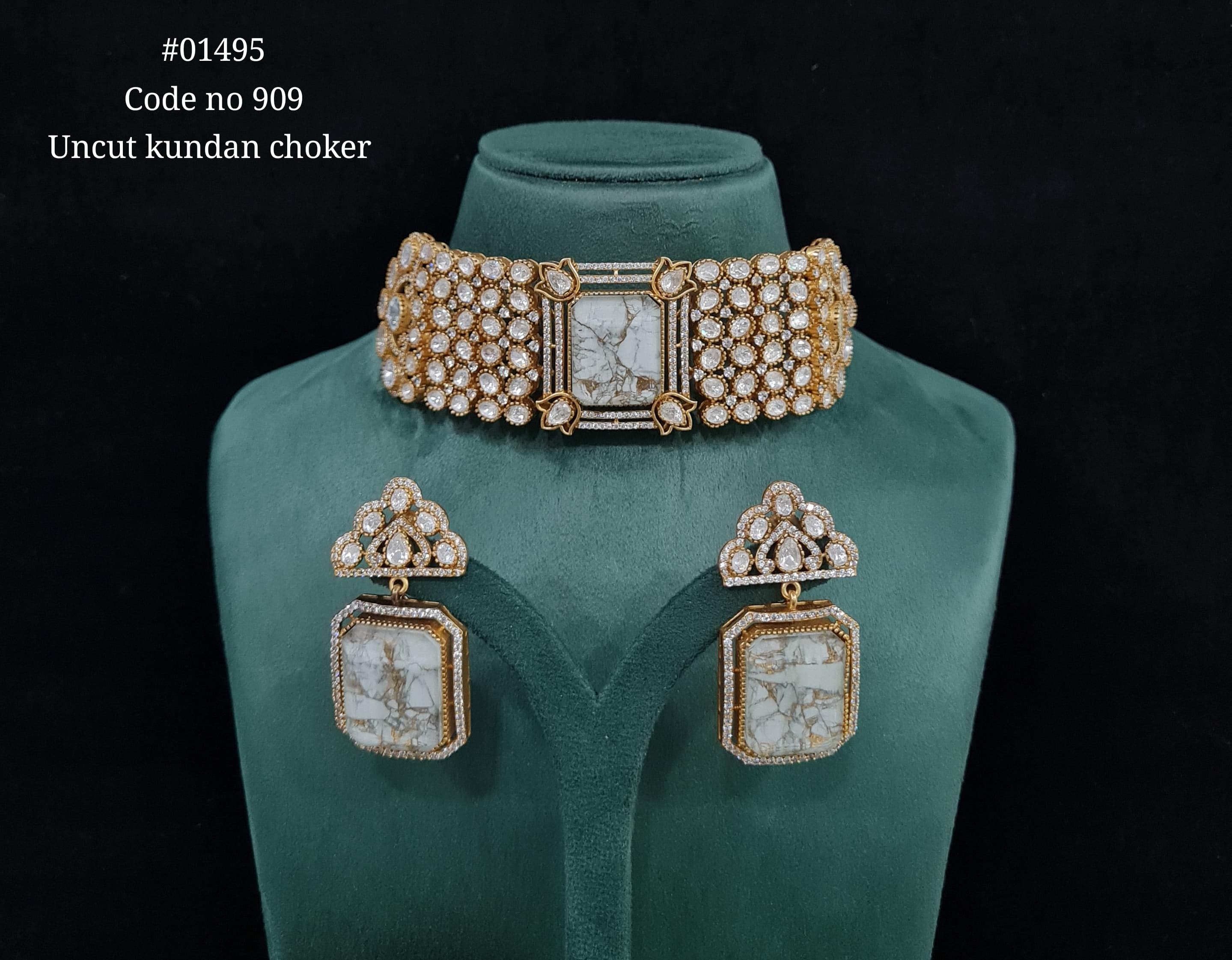 Kundan choker 01495 - 3