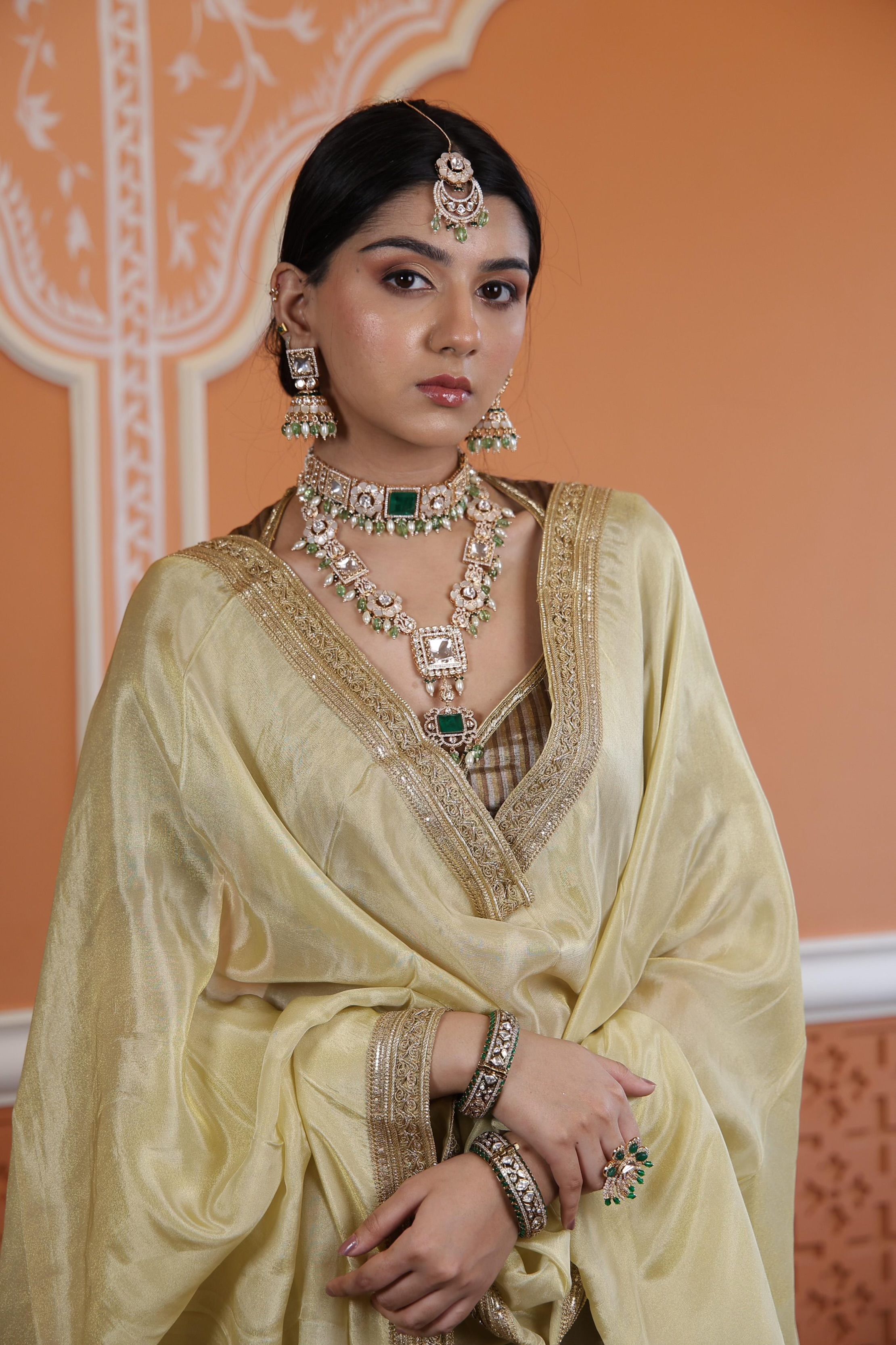 Kundan Bride Set 00622 - 6