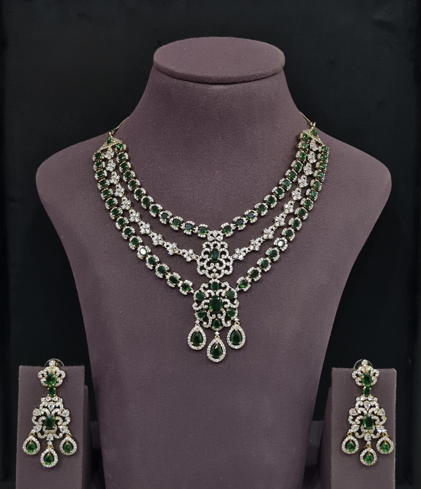 Cz Necklace 11113 - 2
