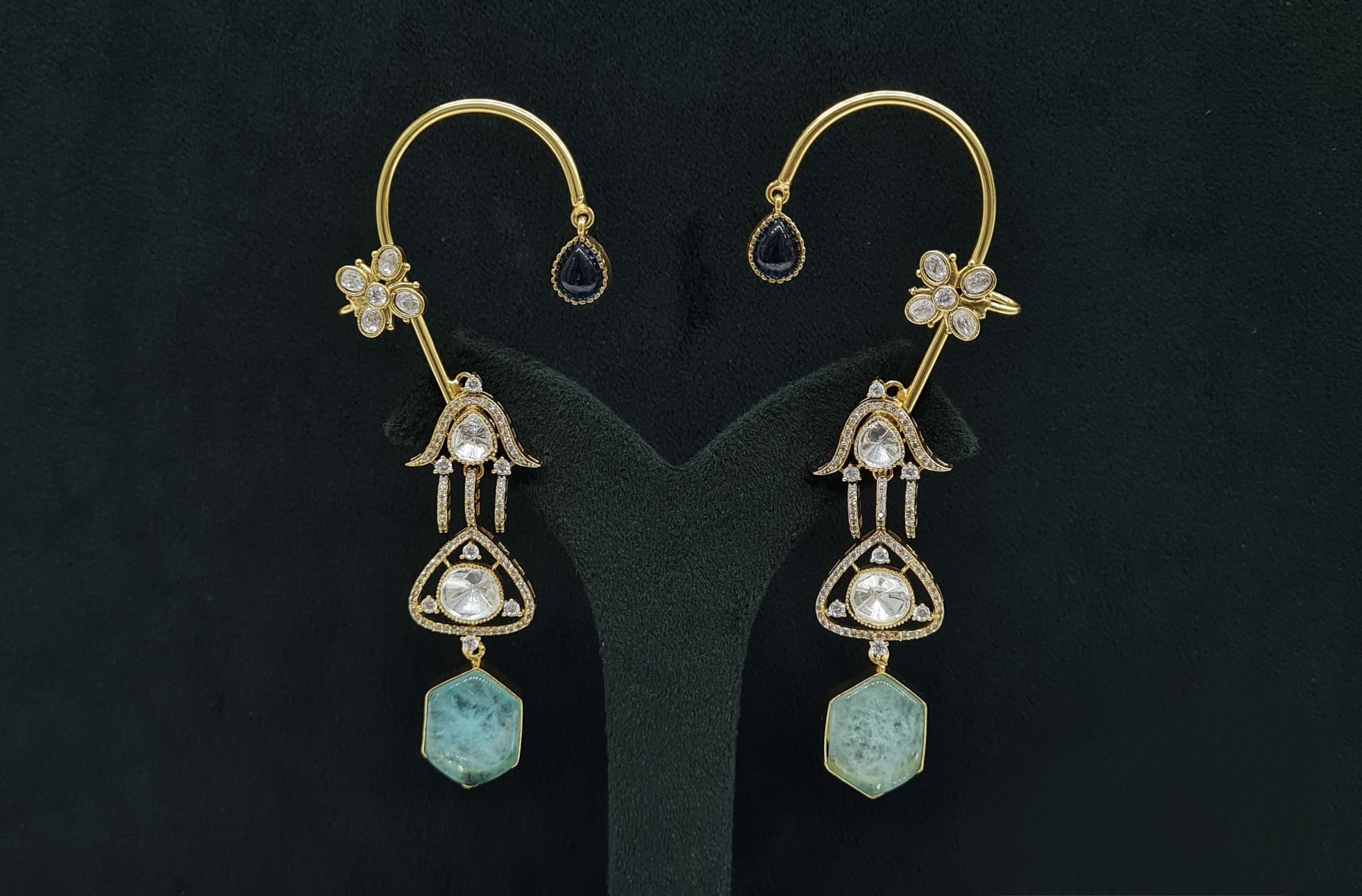 Kundan Earcuff 08063 - 4