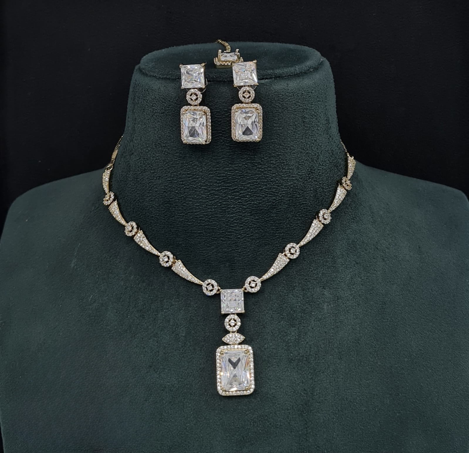 Cz Necklace 10260 - 8