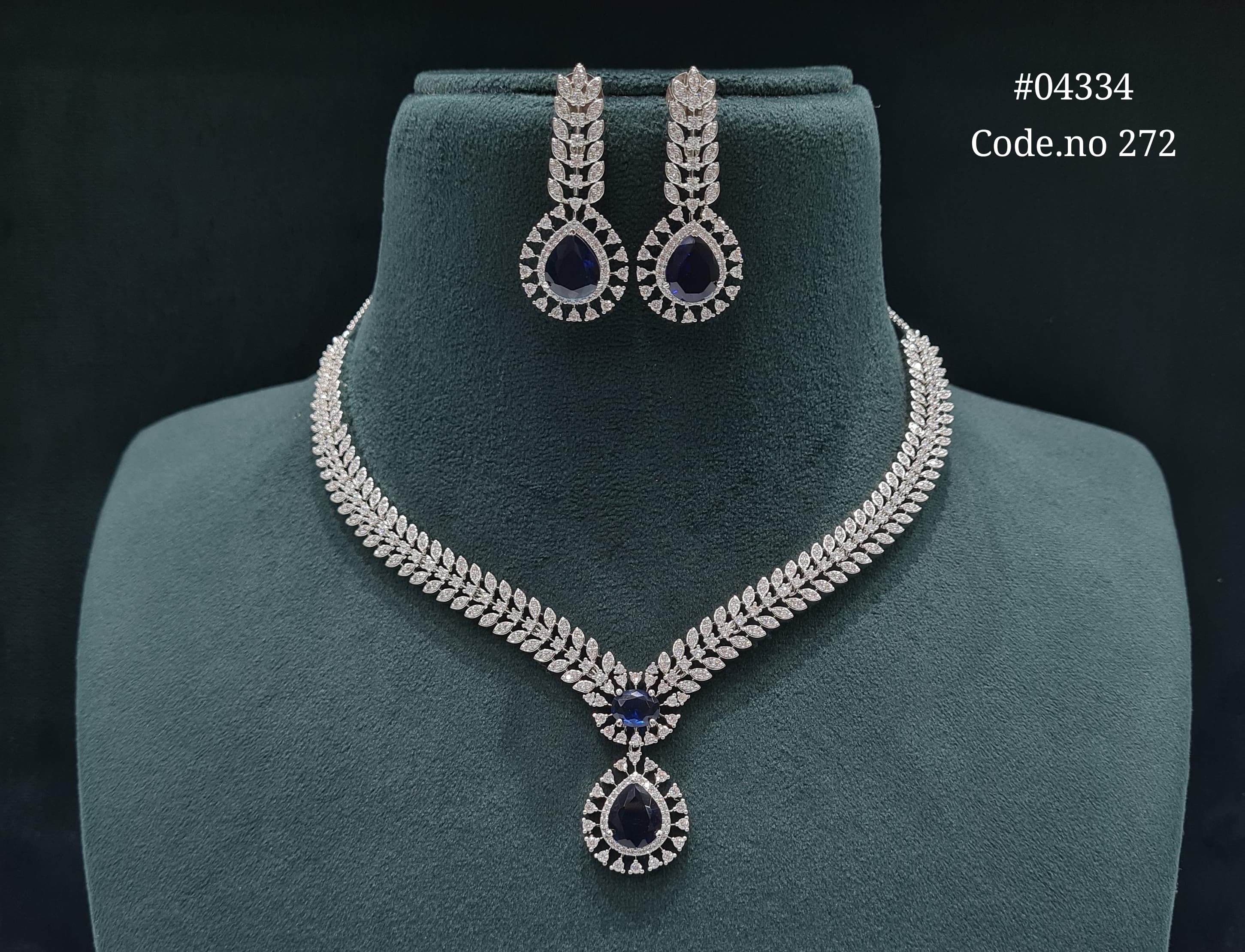 Cz Necklace 04334 - 9