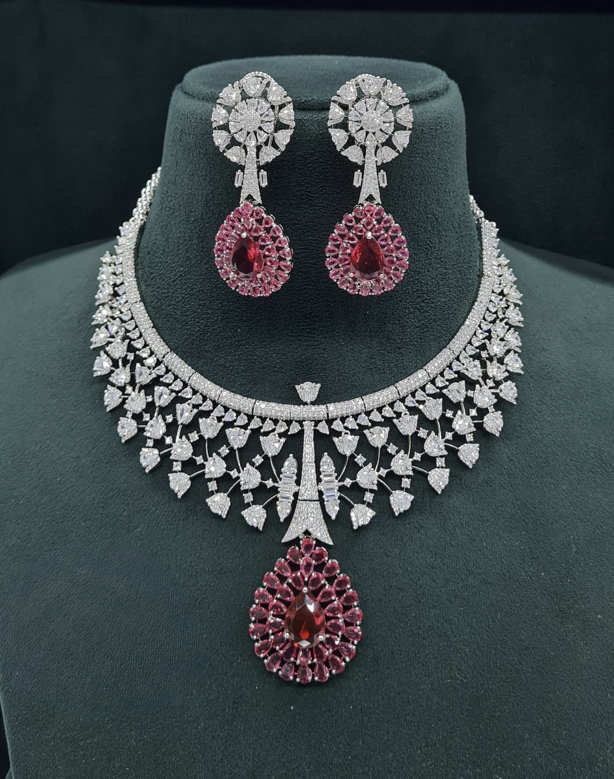 Cz Necklace 07429 - 4