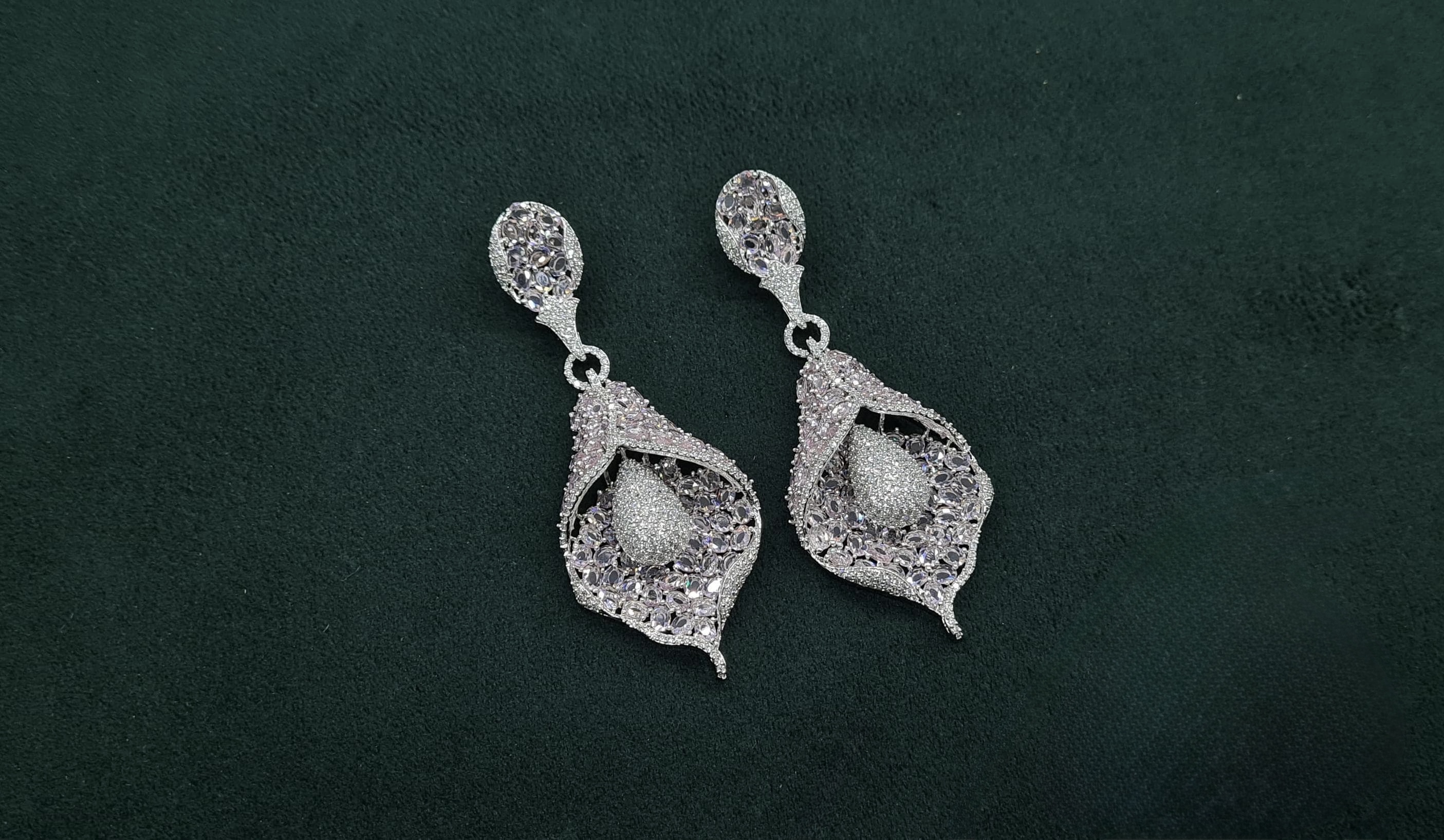 Cz Earrings 08982 - 12