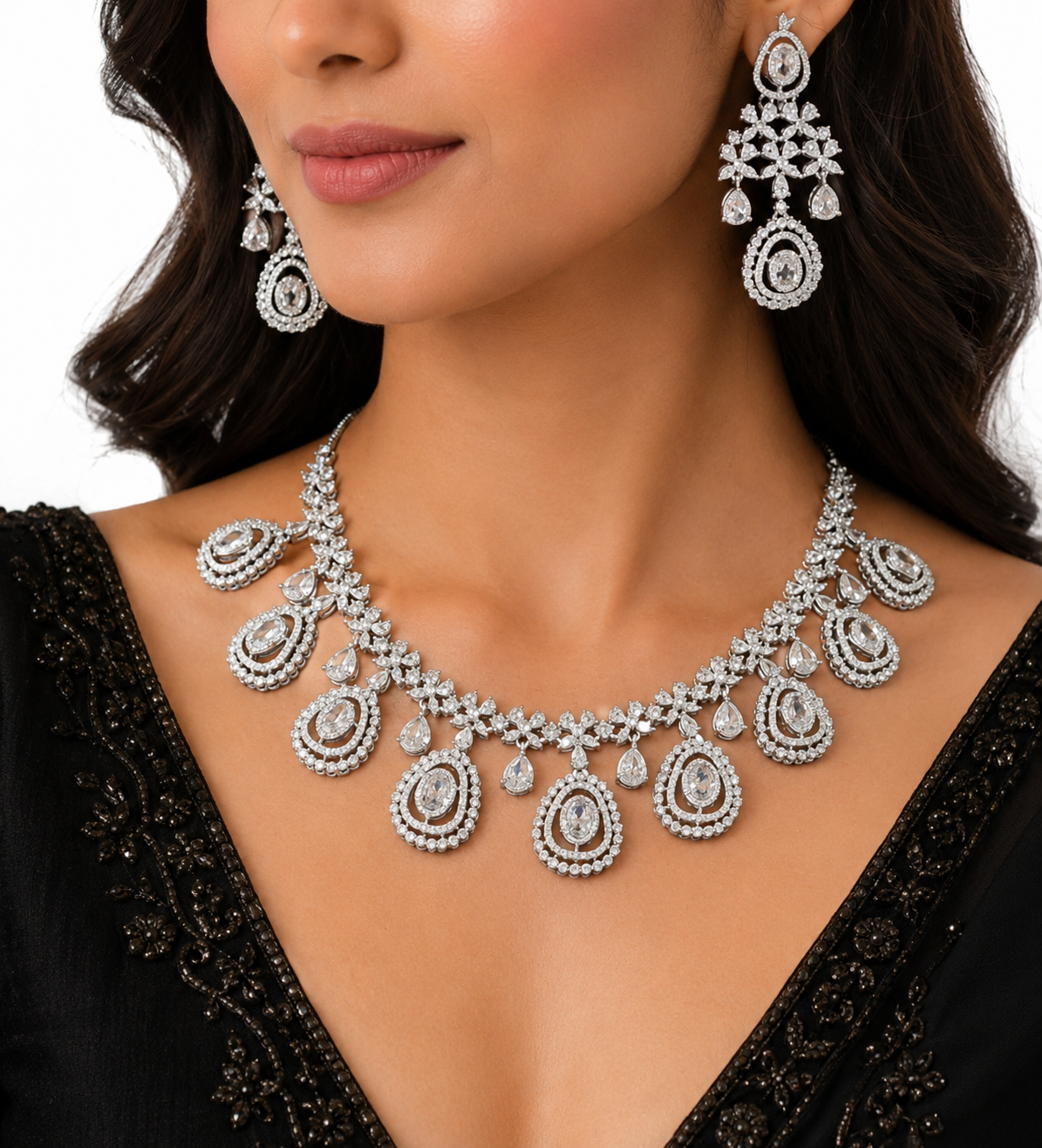 Cz Necklace 11647 - 8