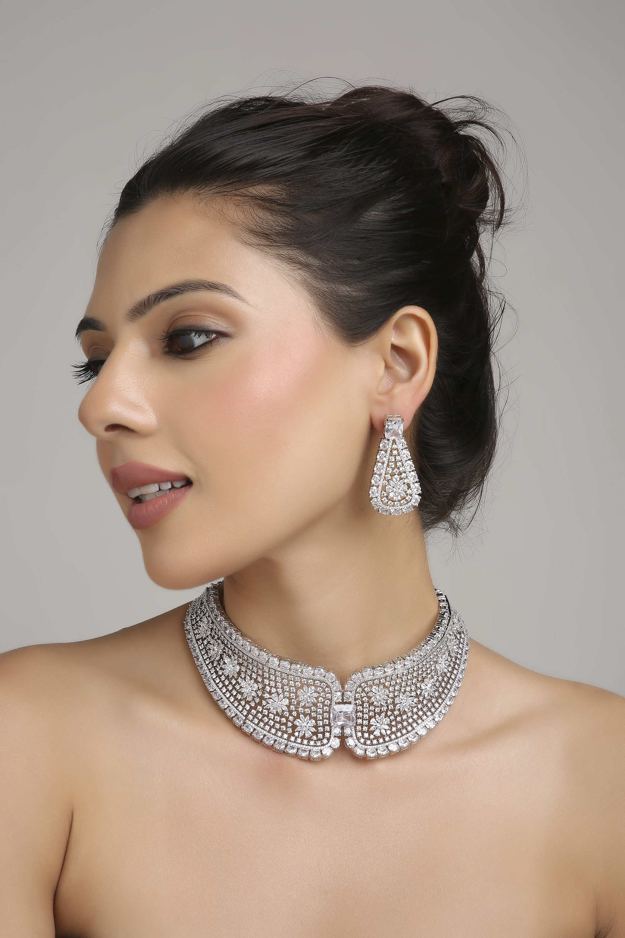 Cz Necklace 05714 - 11