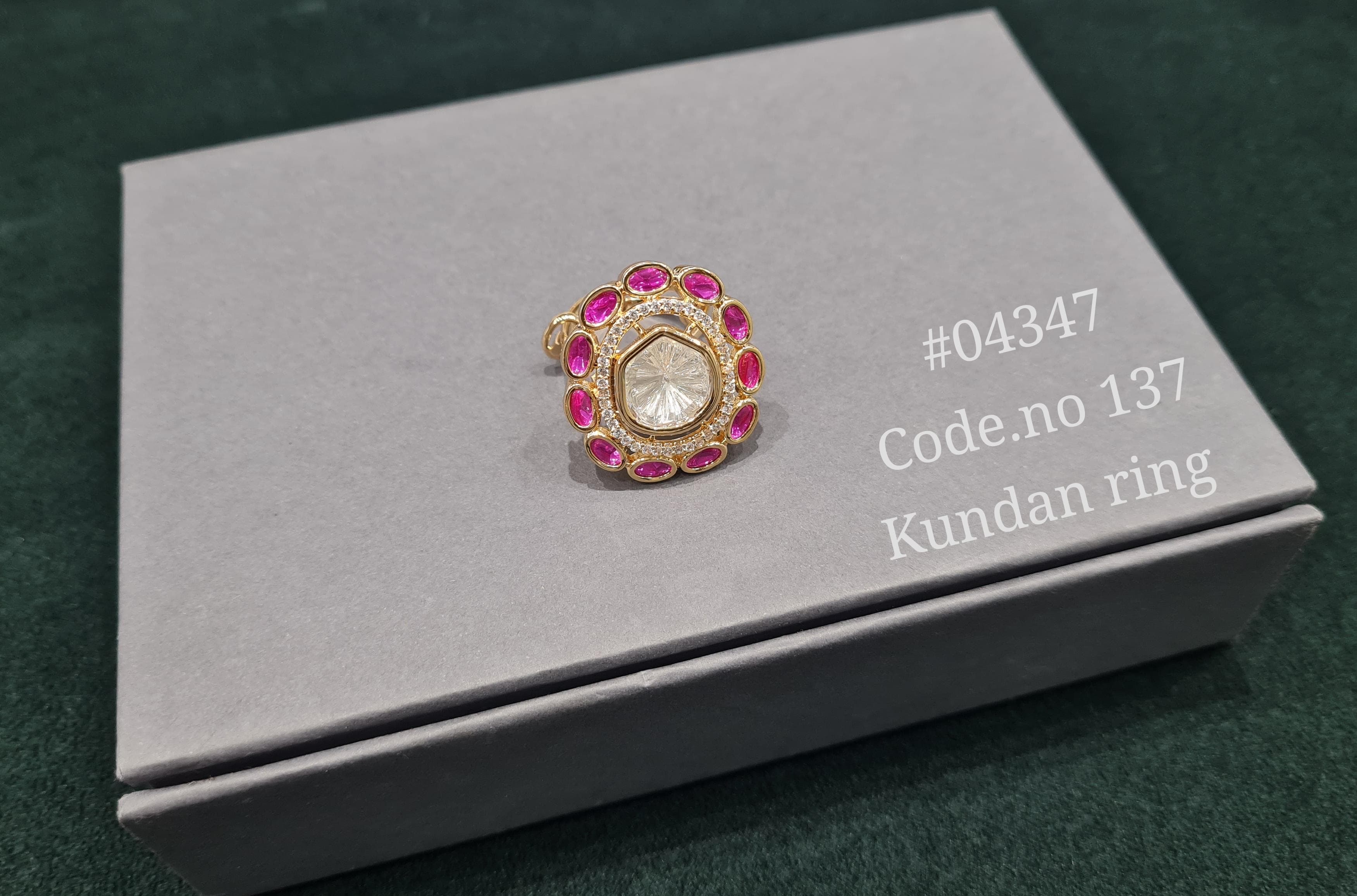 Kundan Fingerring 04347 - 3