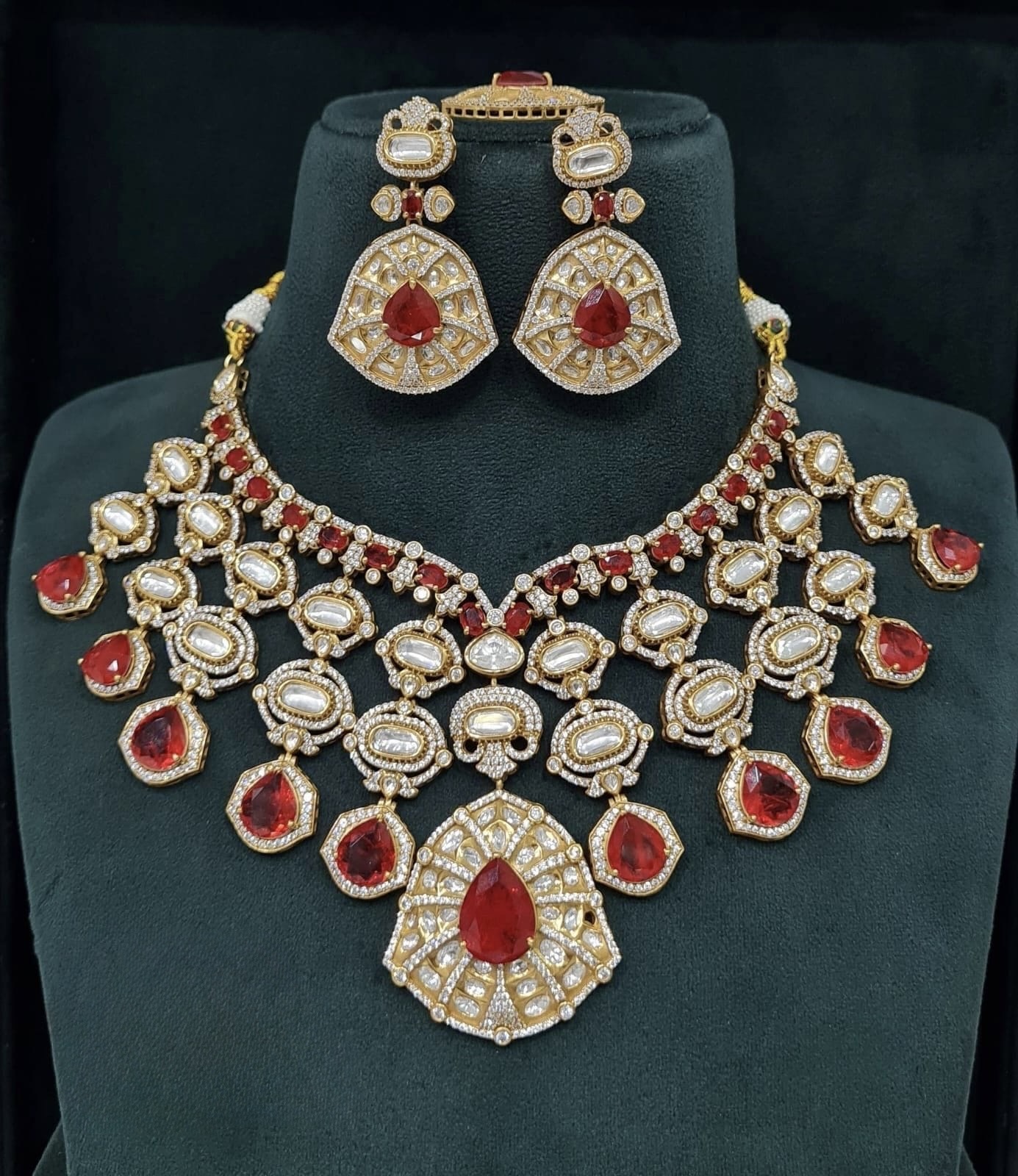 Kundan Bride Set 05501 - 6