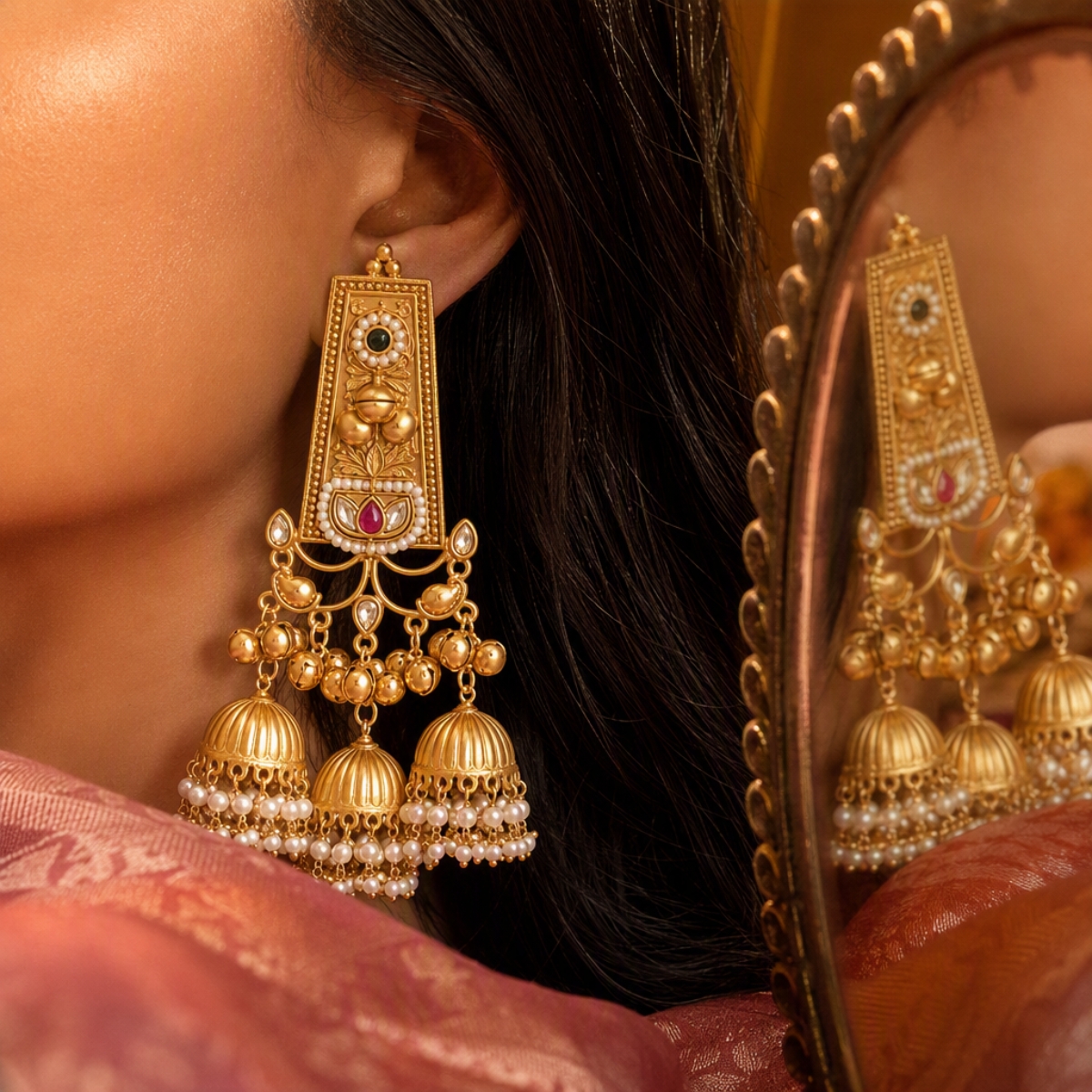 Kashmiri Earrings 05949 (Test - 5
