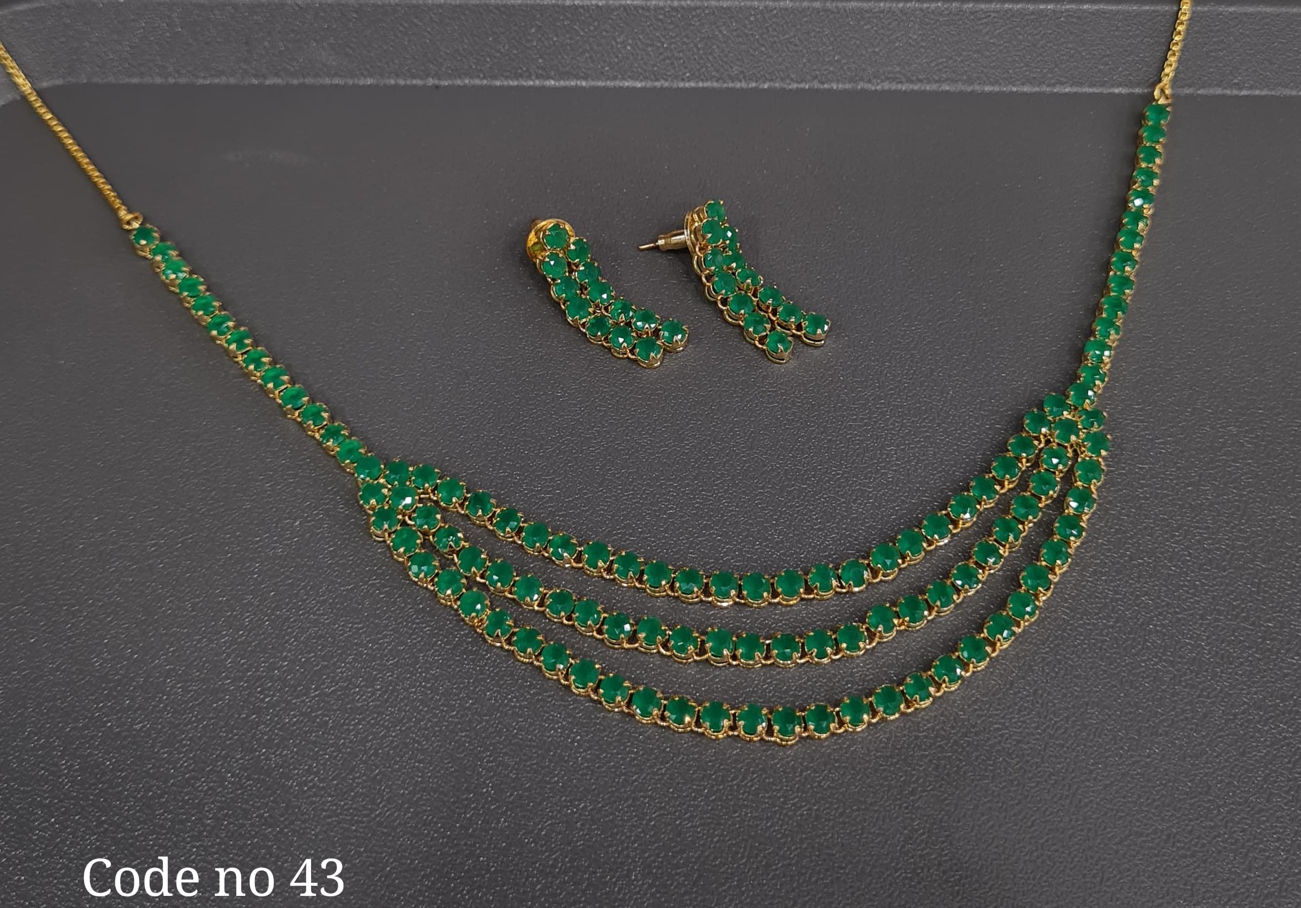 Cz Necklace 03954 - 3