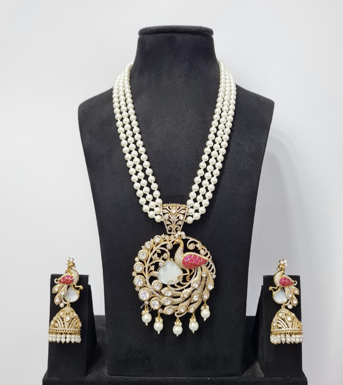 Kundan Pendant 07501 - 3