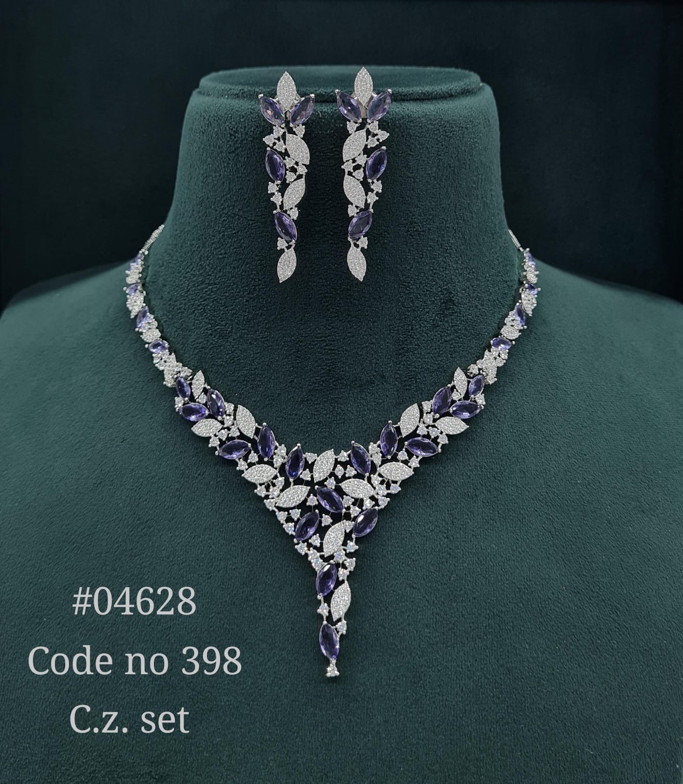 Cz Necklace 04628 - 7
