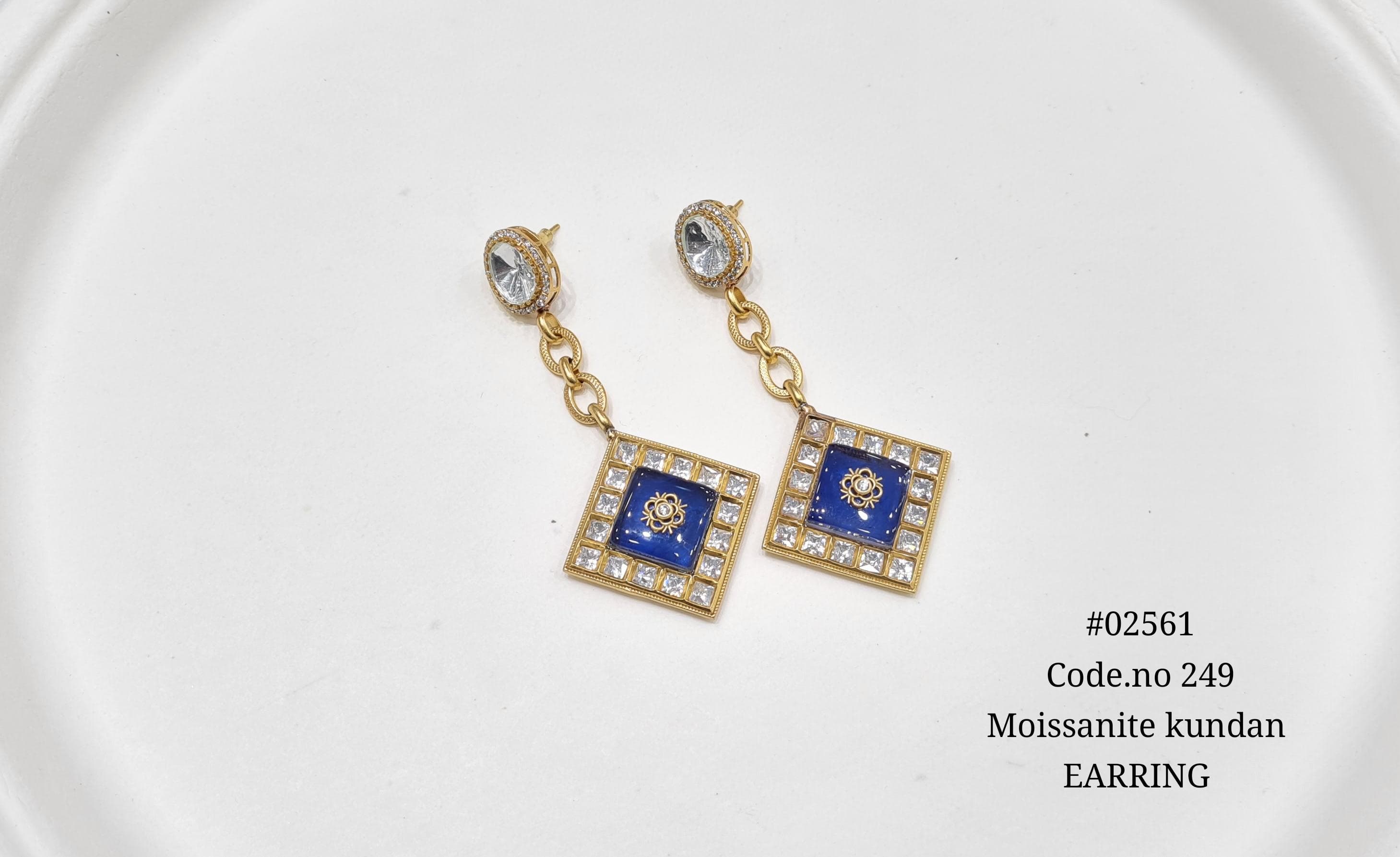 Kundan earring 02561 - 4