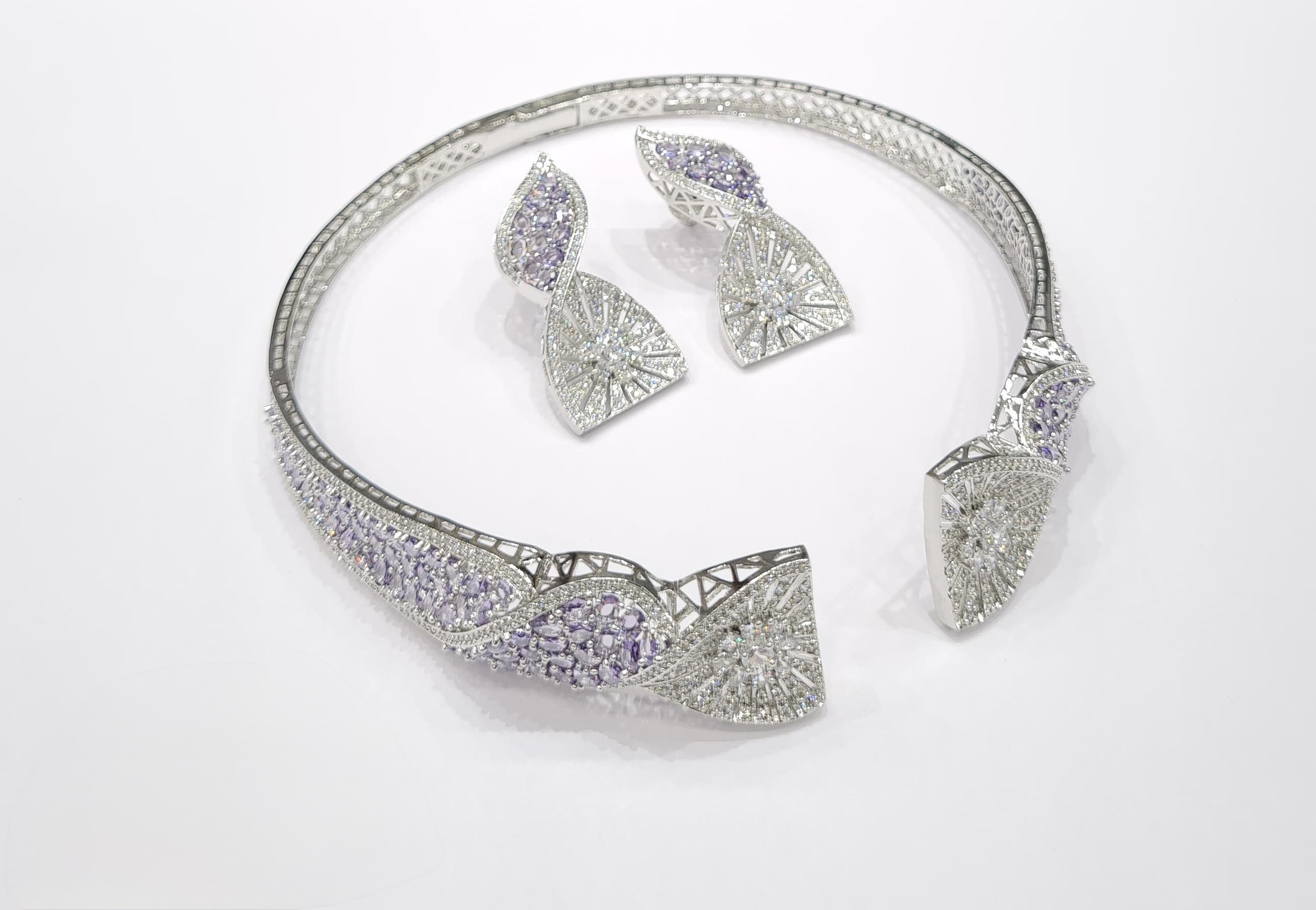 Cz Necklace 10456 - 4
