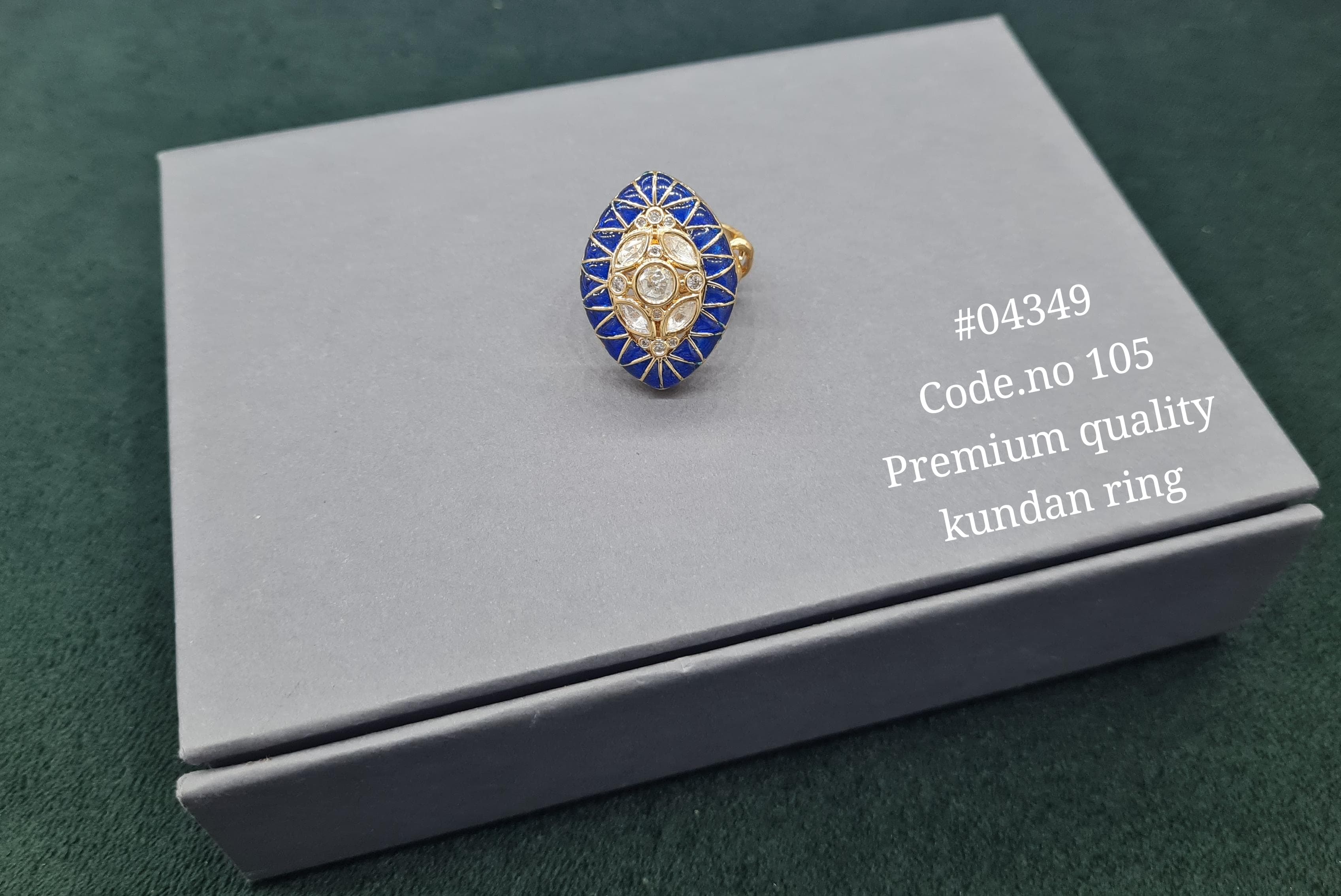 Kundan Fingerring 04349 - 6
