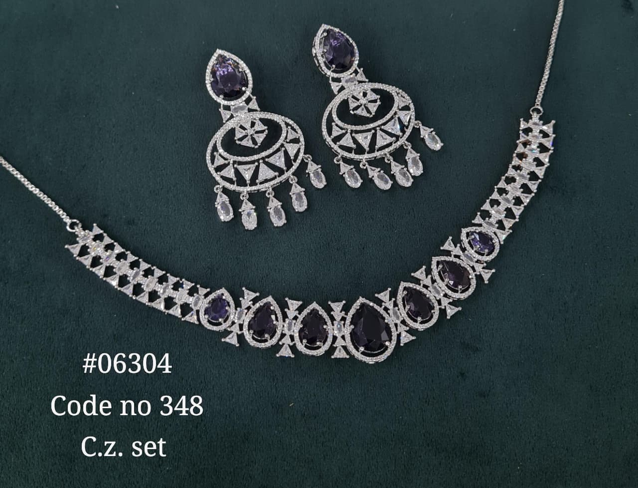 Cz Necklace 06304 - 12