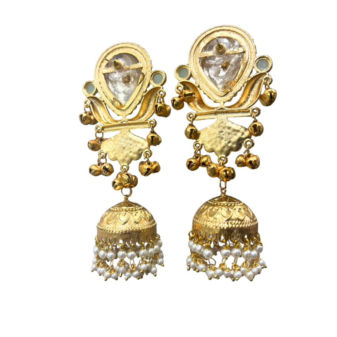 Kashmiri Earrings 06470 - 3
