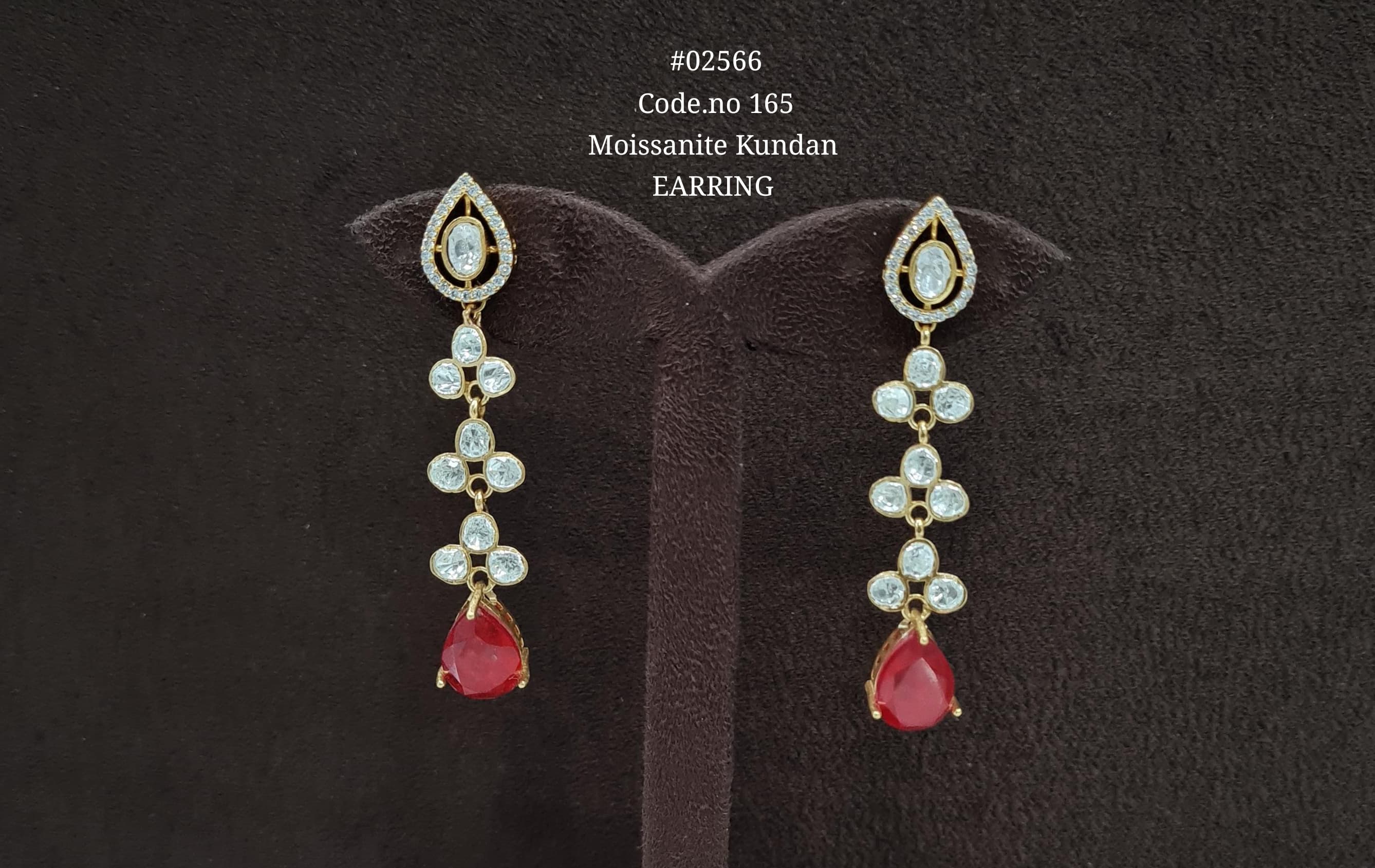 Kundan earrings 02566